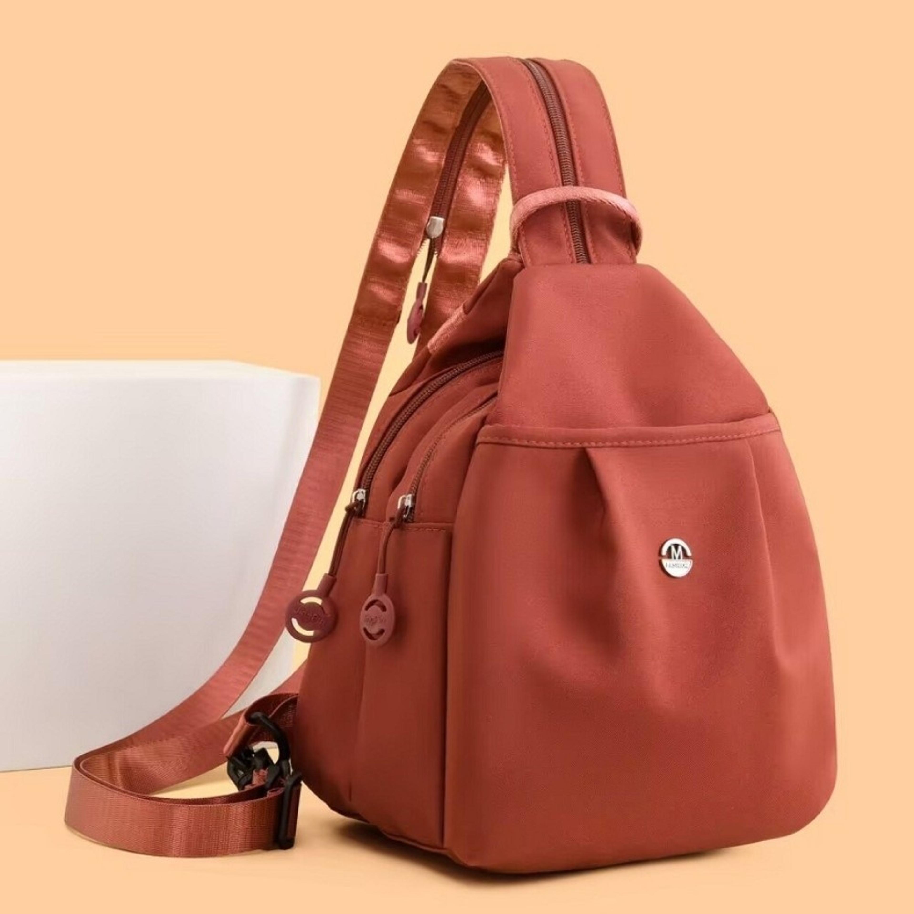 Sling Backpack Large Capacity Travel Chest Bag With MultiPocket Oxford Design 7