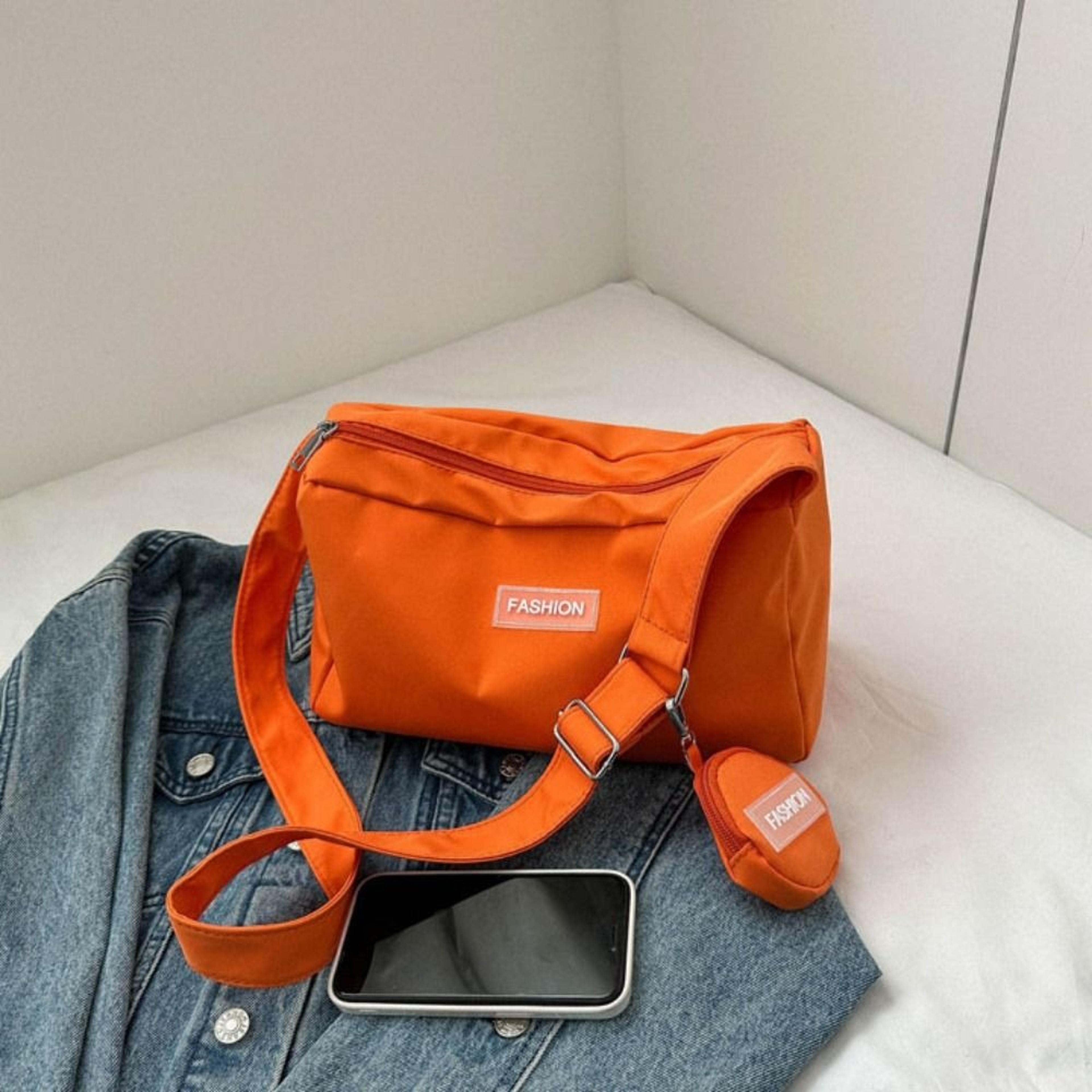 Korean Style Crossbody Bag Large Capacity Lightweight Oxford Everyday Shoulder Bag 6