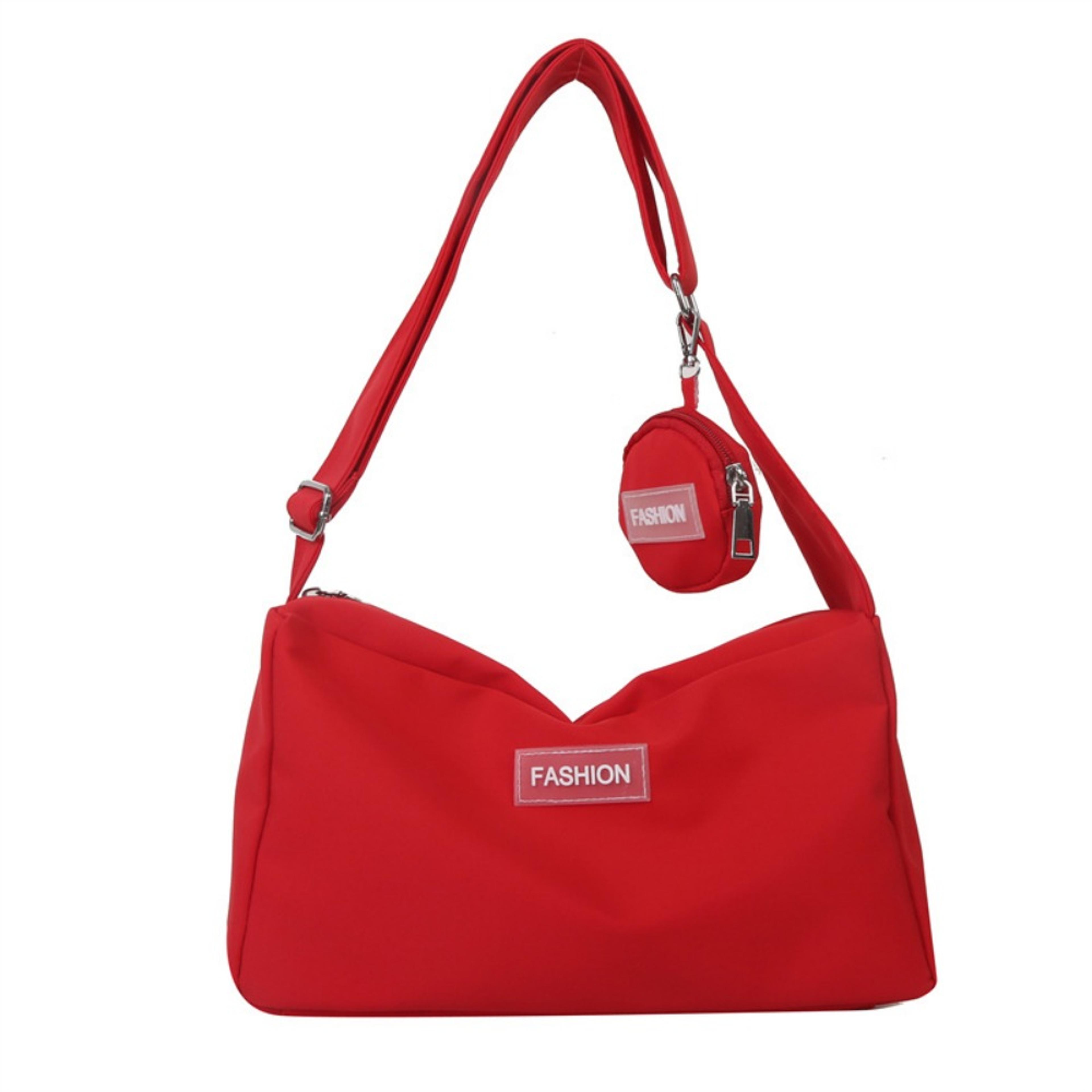 Korean Style Crossbody Bag Large Capacity Lightweight Oxford Everyday Shoulder Bag 1