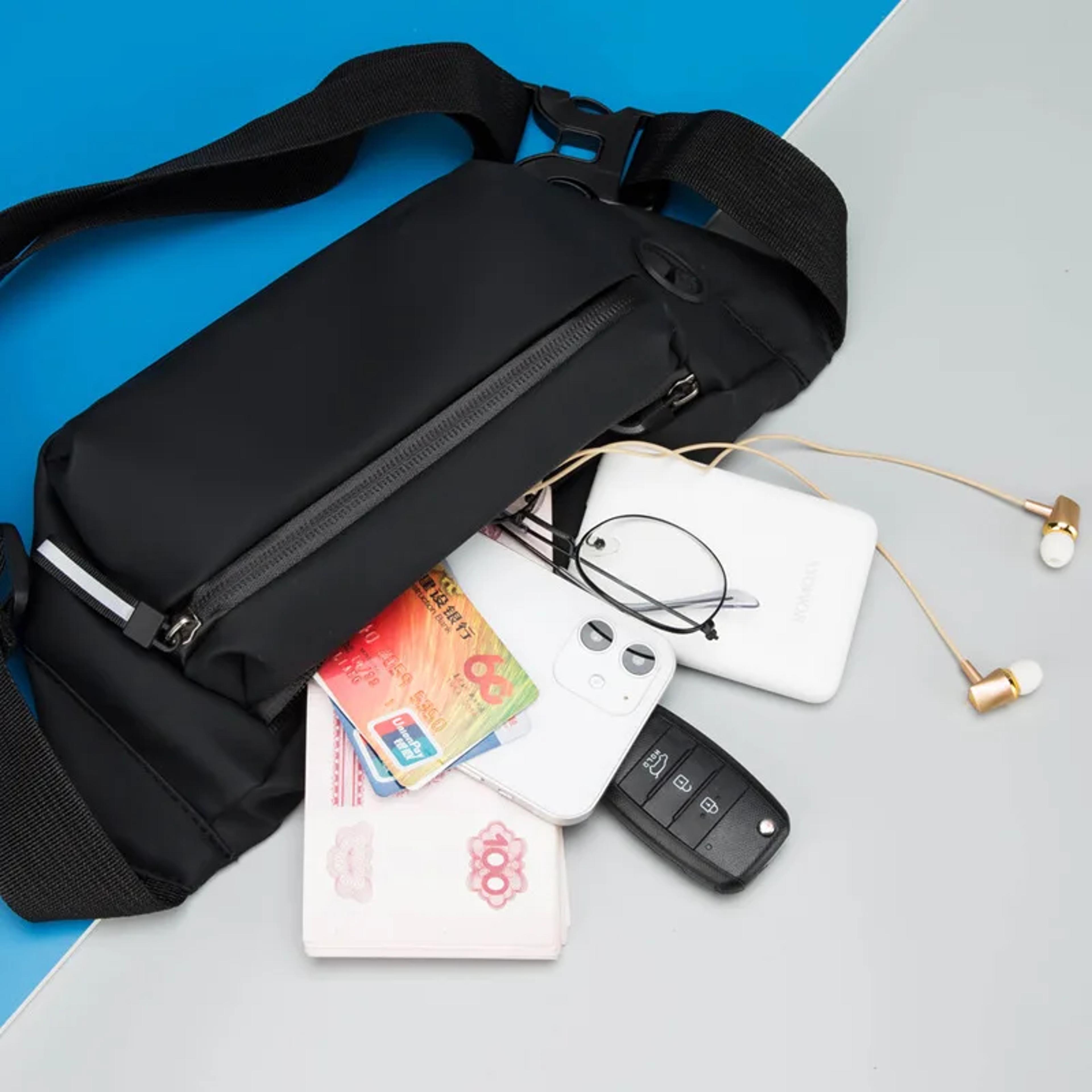 Waterproof Belt Bag For Men Crossbody Sling Chest Pack Travel Waist Bag 8