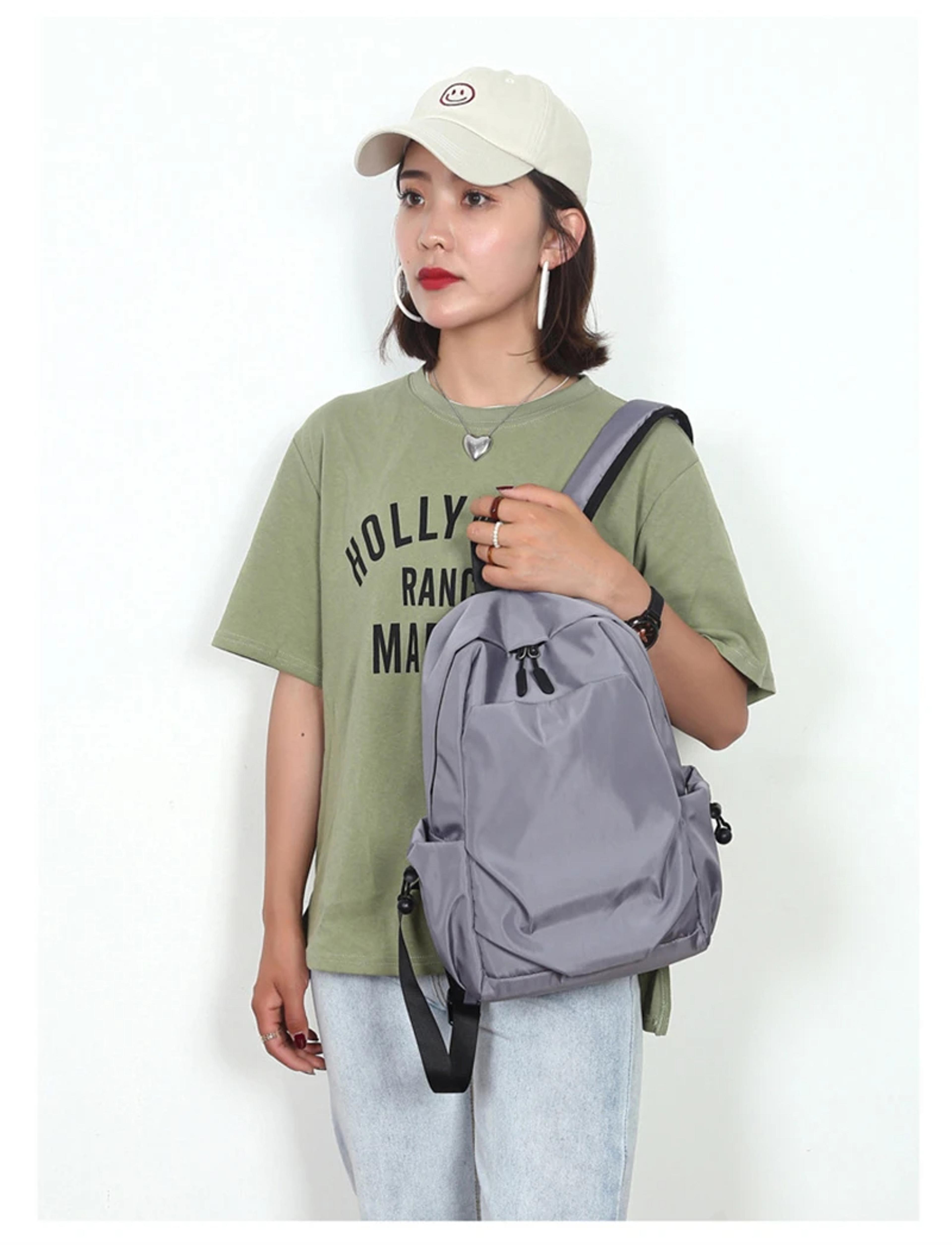 Back To School Backpack Mini Canvas Backpack For Men Small Travel Crossbody Daypack 5