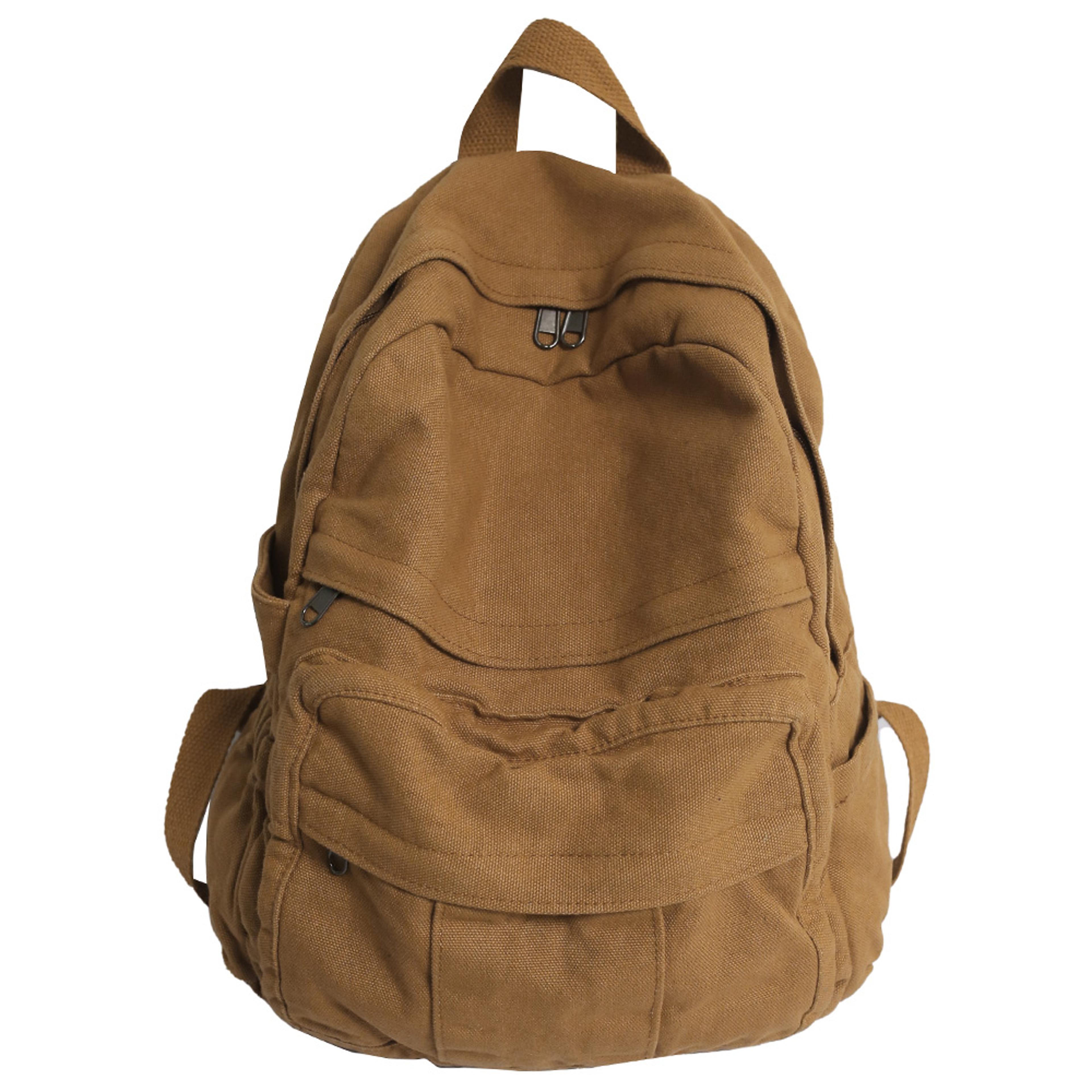 Vintage Canvas Laptop Backpack For Women Back To School Backpack College Travel Kawaii Book Bag 3