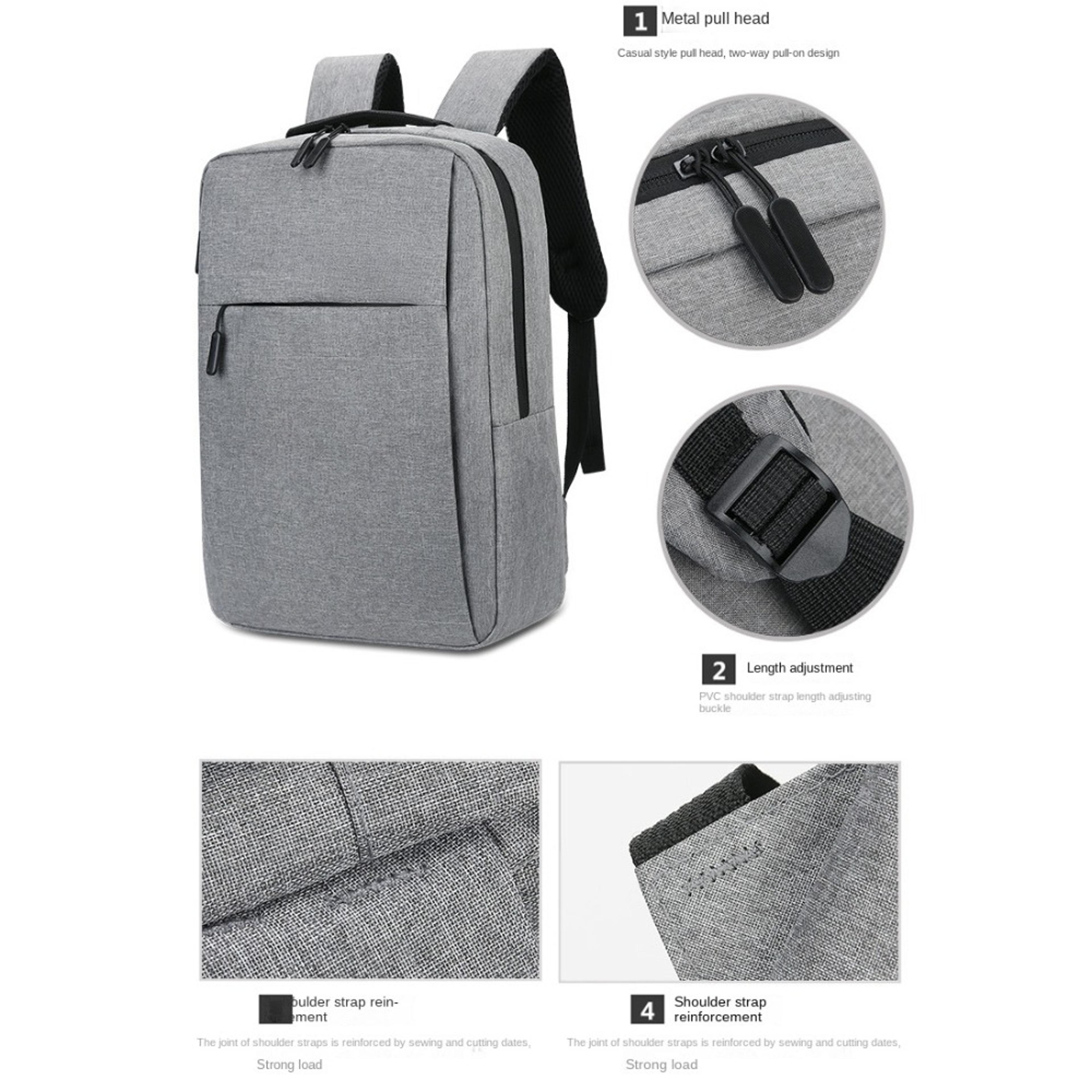 Laptop Backpack For Business  Travel  Back To School Backpack With Durable Oxford Design 7