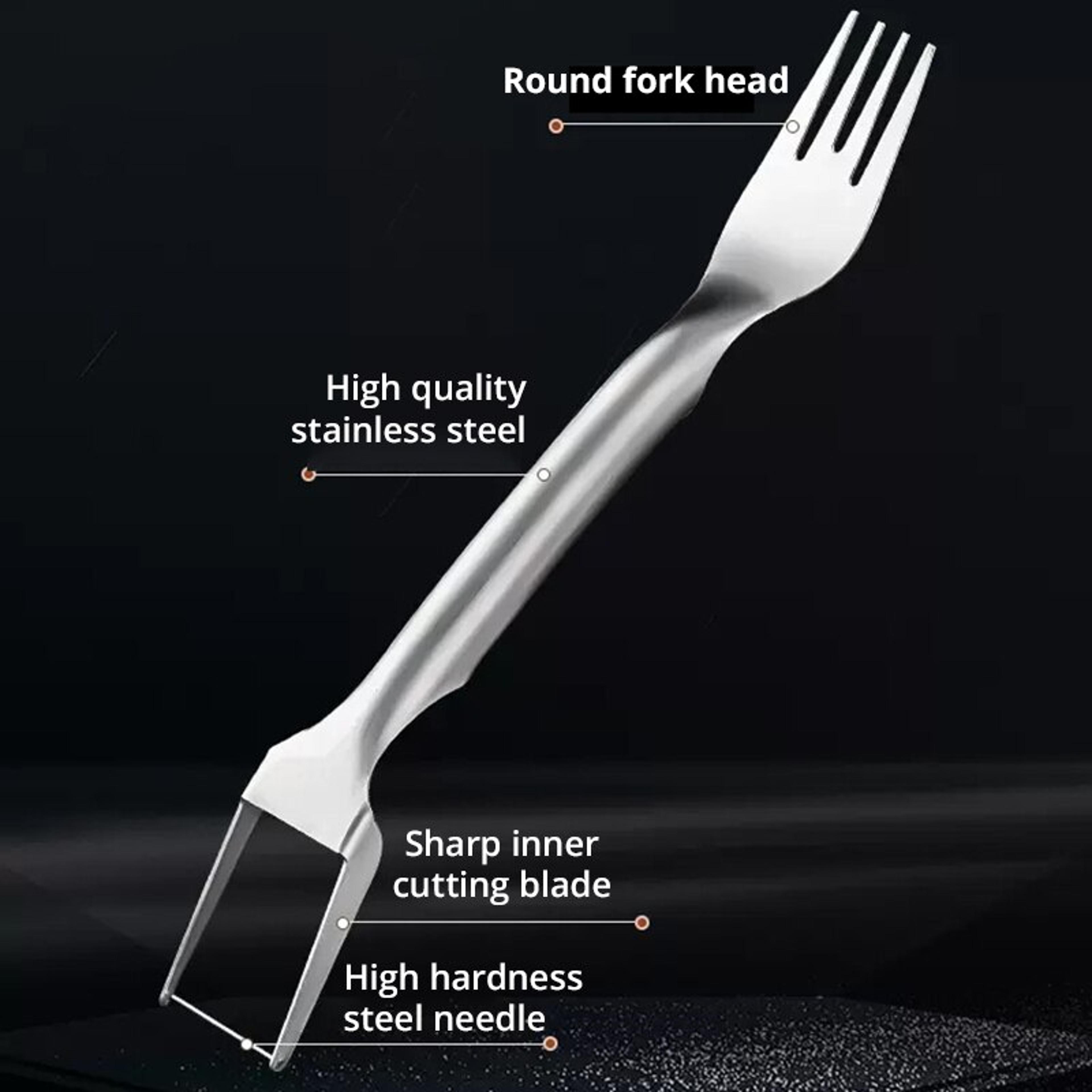 Watermelon Slicer  Fruit Cutter Fork For Easy Cubes  Back To School Backpack Kitchen Tool 5