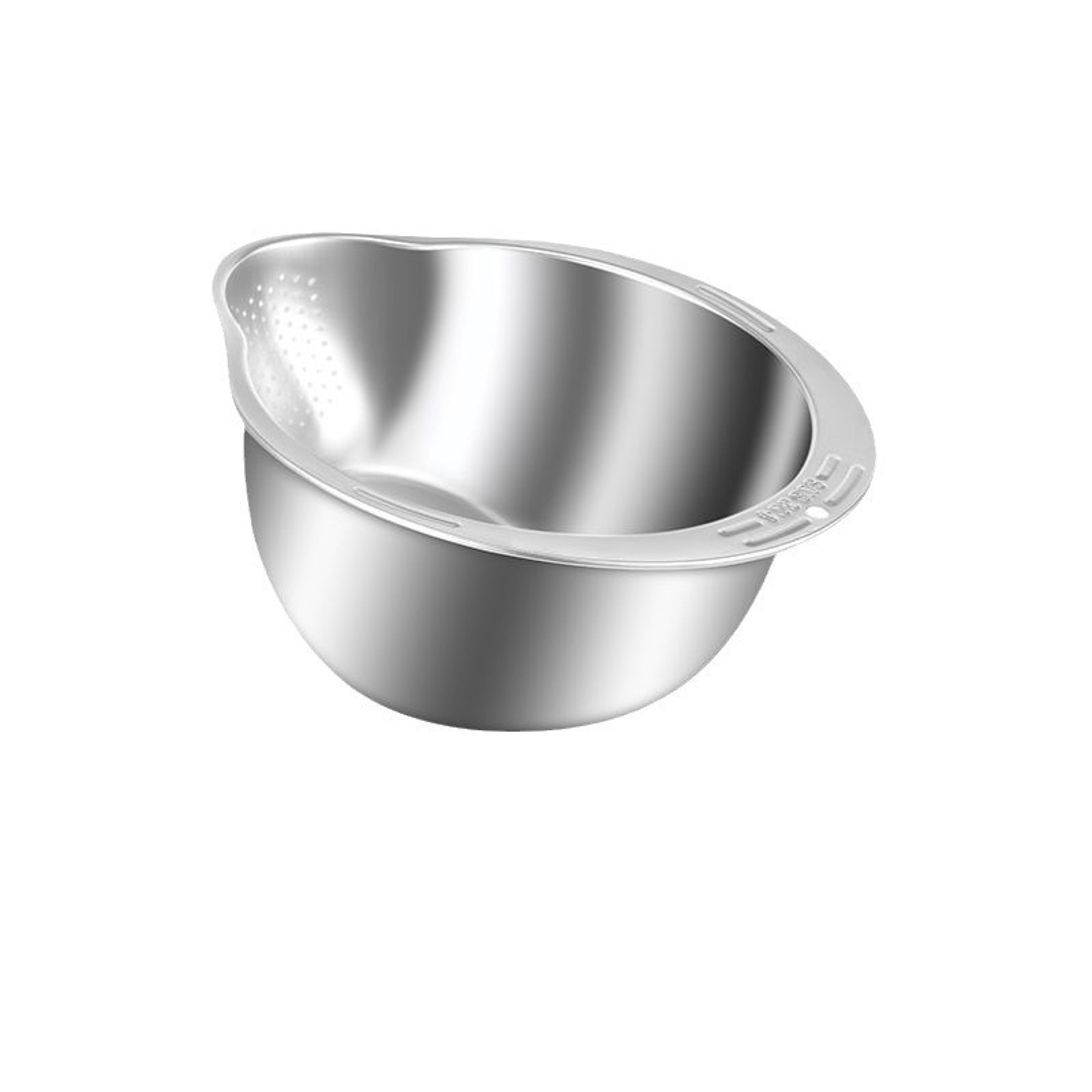 Premium Rice Washing Bowl Stainless Steel Colander For Rice Fruits  Vegetables 4