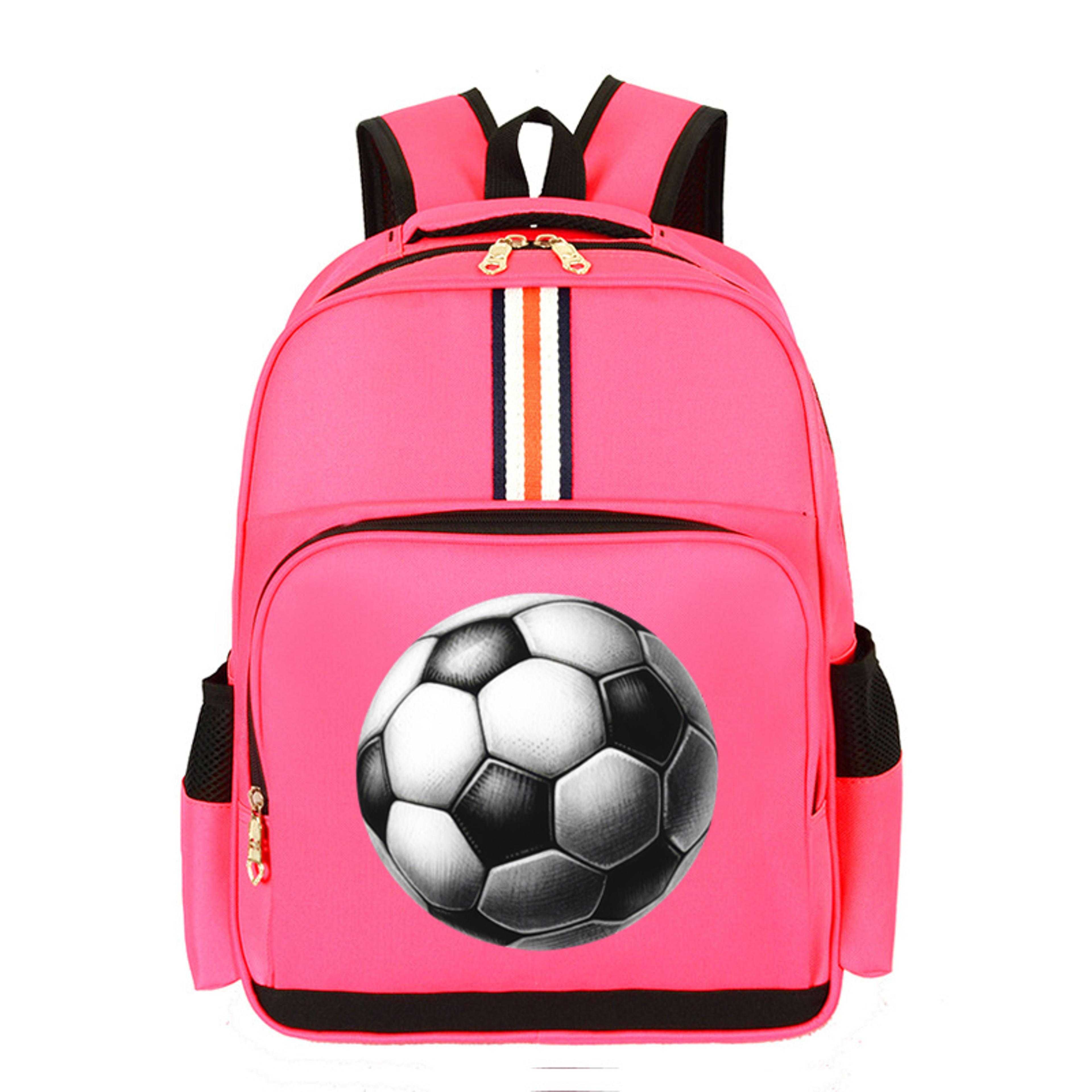 Football Print Kids Soccer Backpack For Boys  Girls Lightweight Kindergarten Backpack For Preschool 5