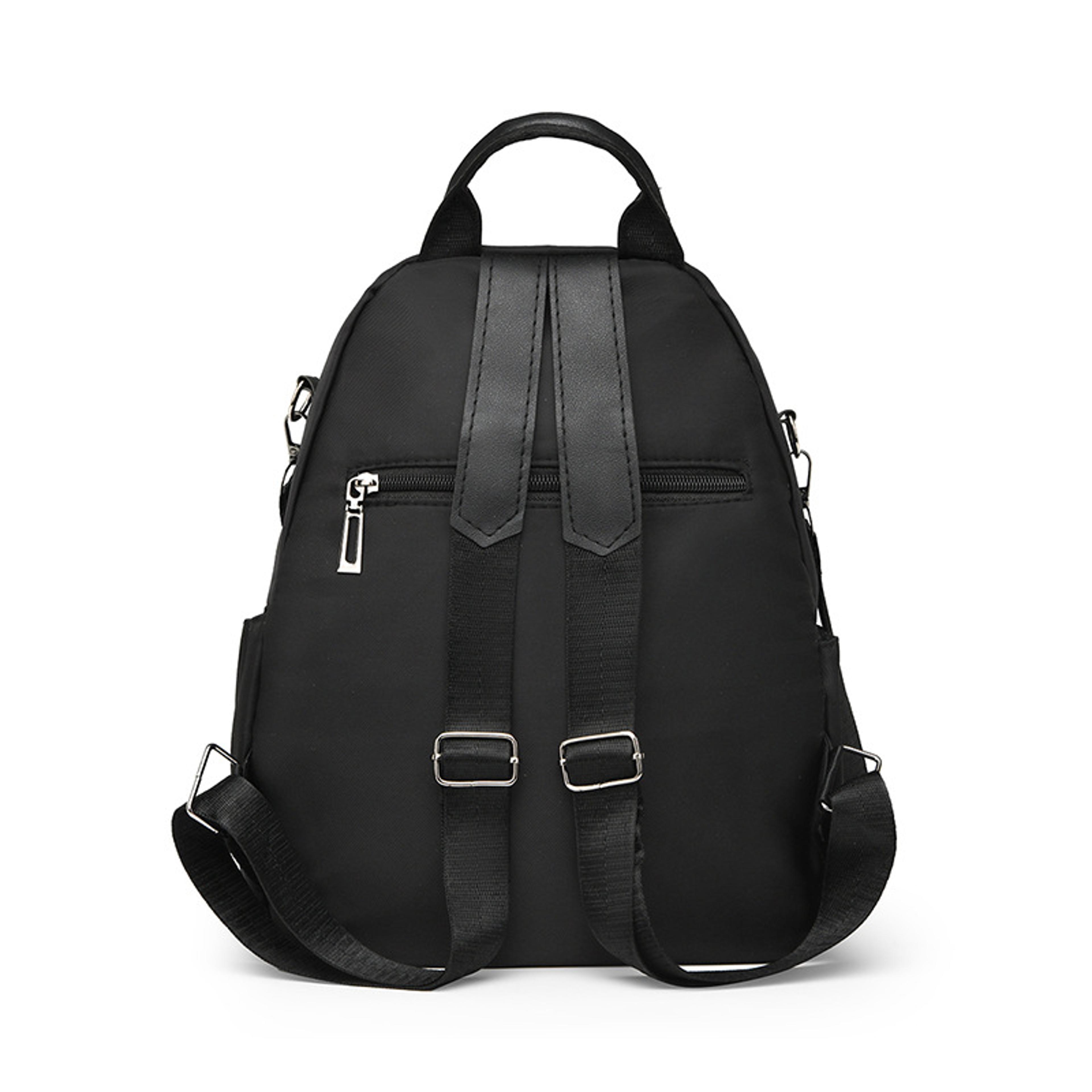 Womens Backpack Large Capacity Black Casual Daypack For Travel School  Everyday Use 3