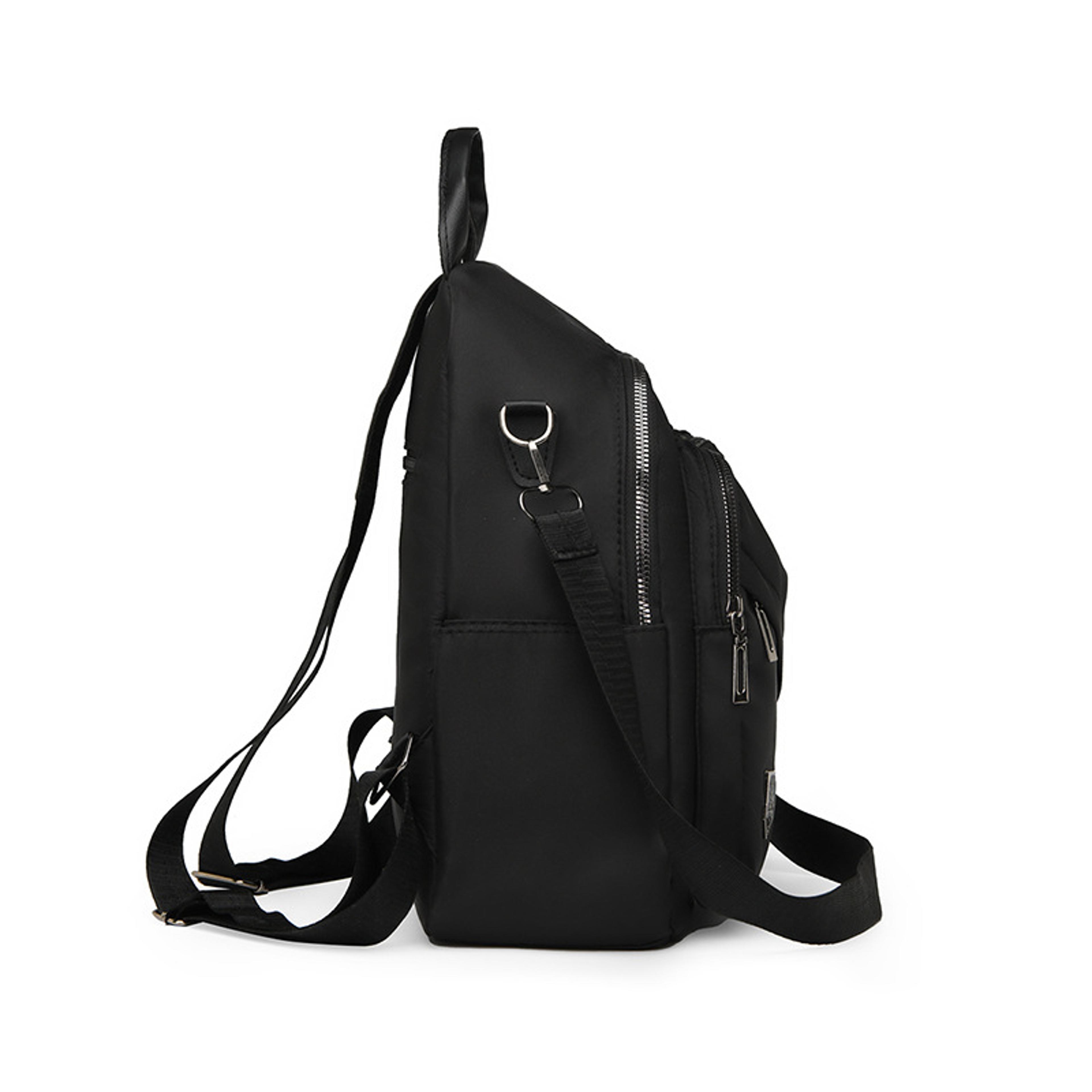 Womens Backpack Large Capacity Black Casual Daypack For Travel School  Everyday Use 4