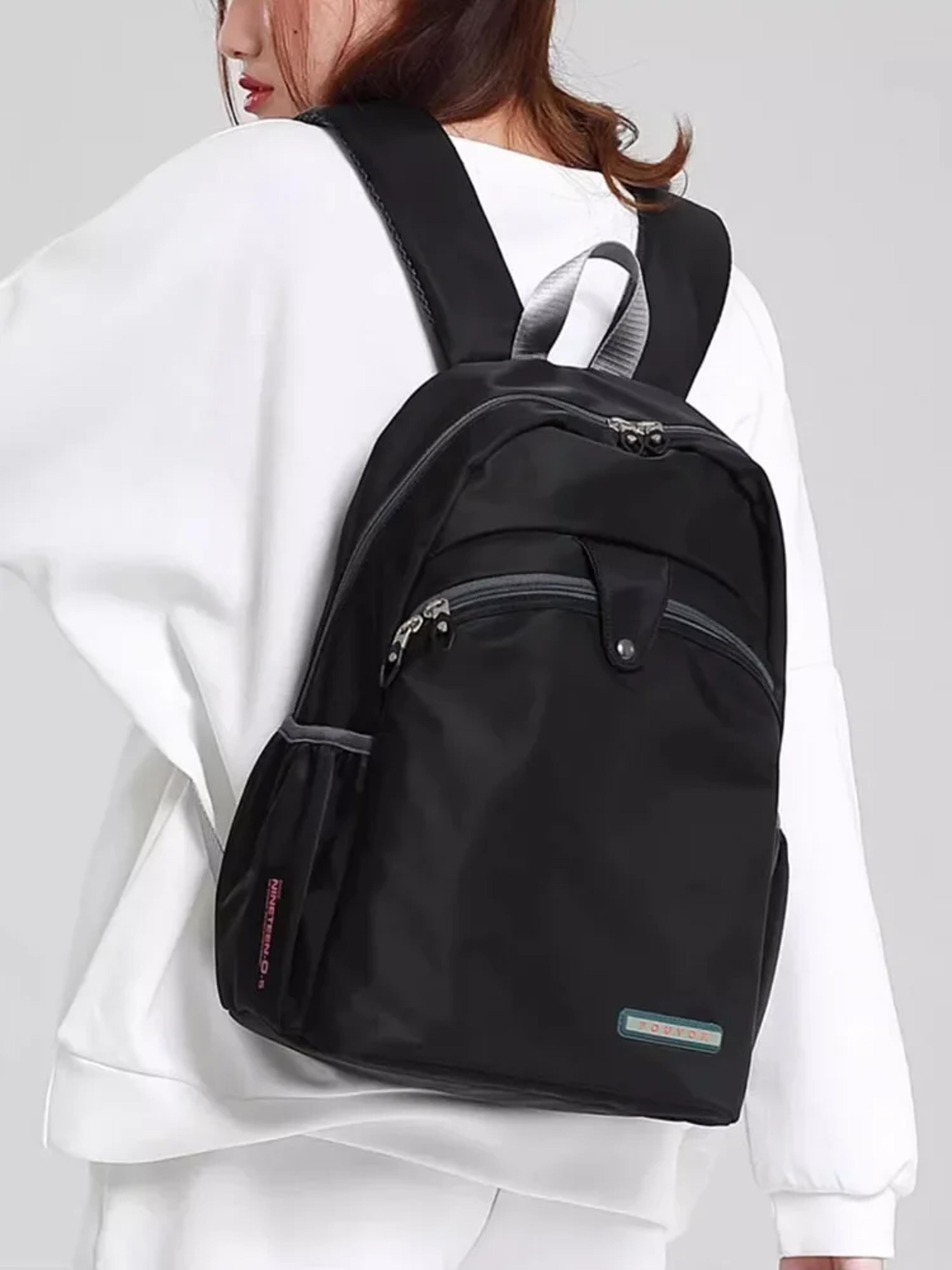 Womens Backpack Large Capacity Nylon Casual Travel  School Backpack 10