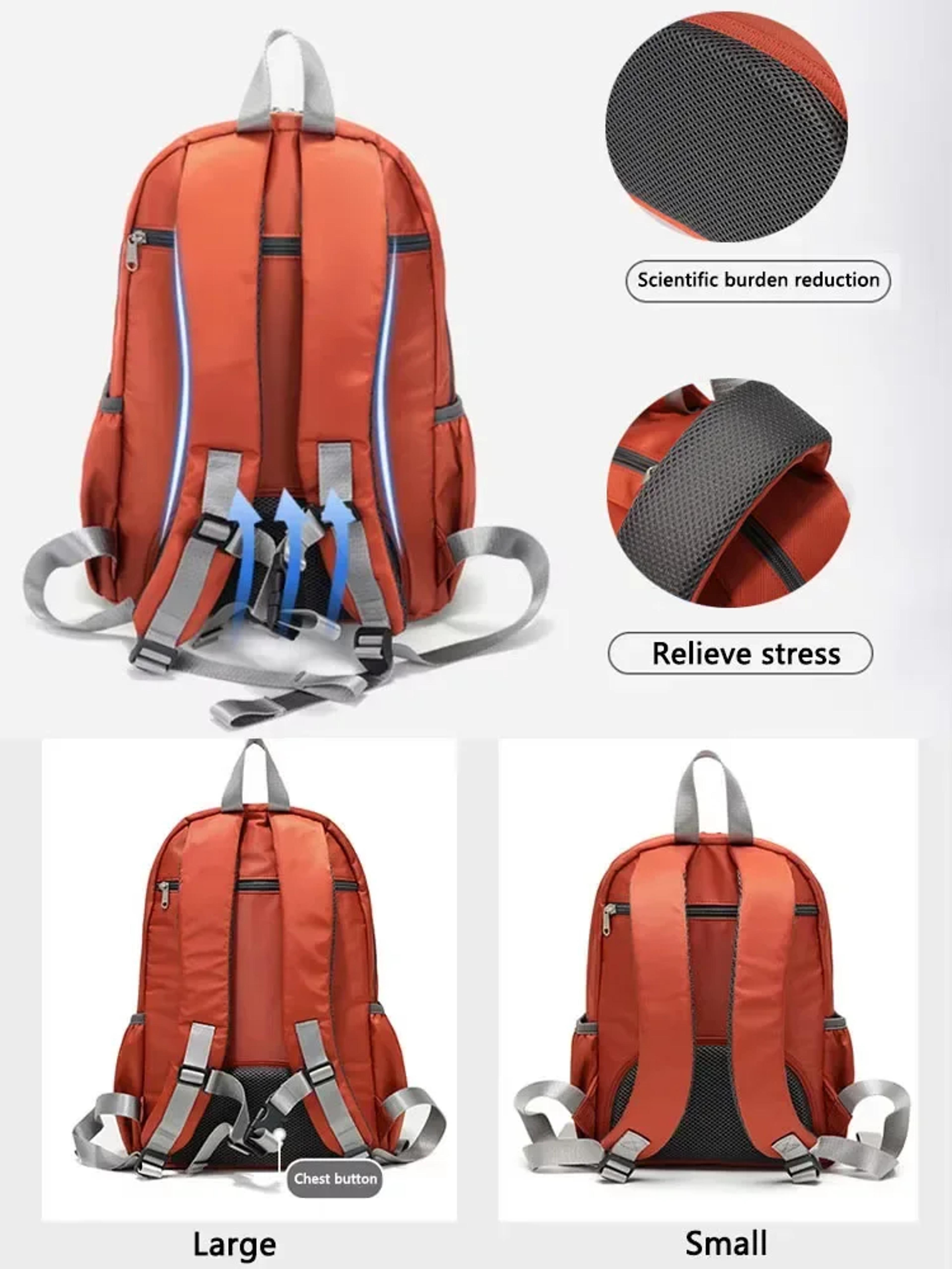 Womens Backpack Large Capacity Nylon Casual Travel  School Backpack 12