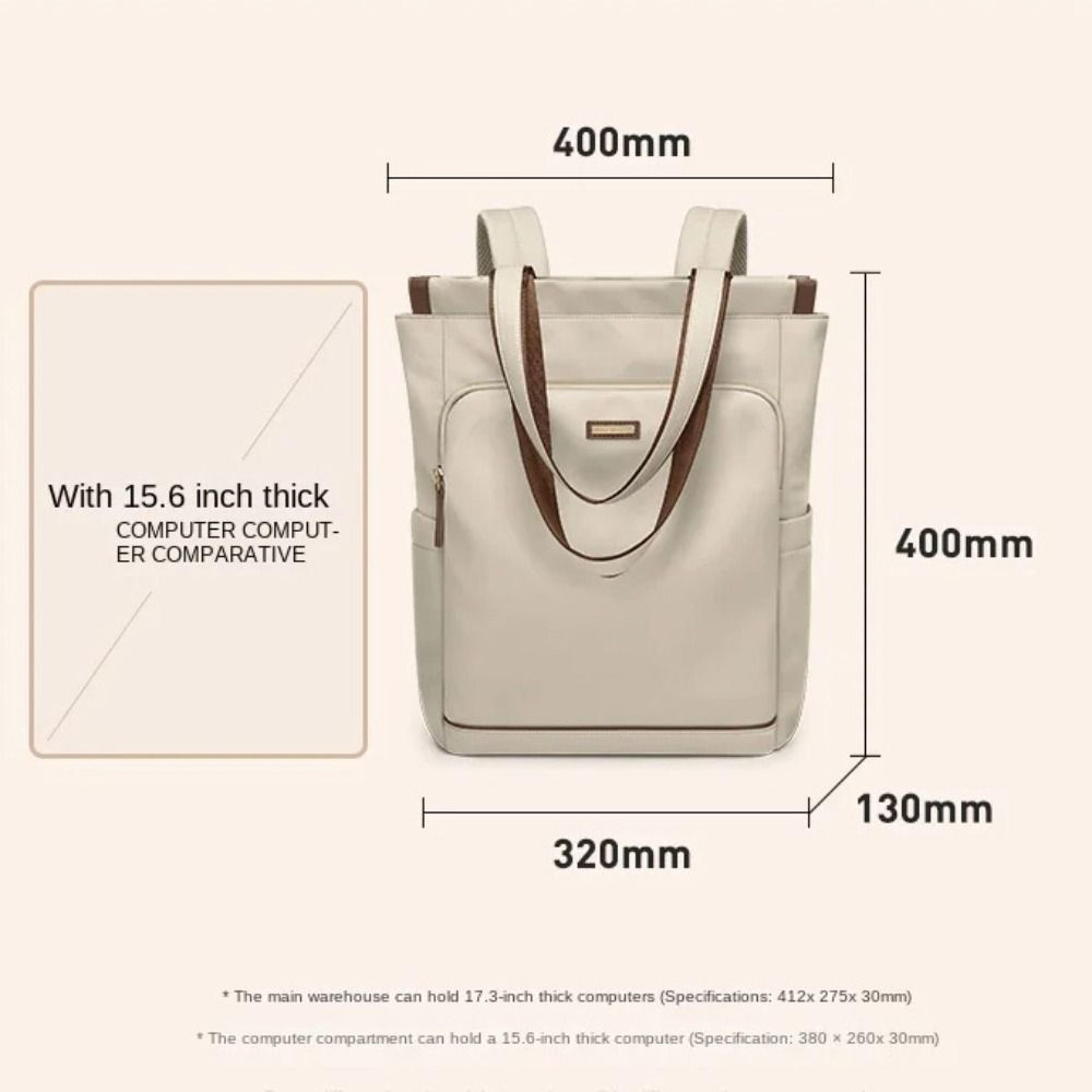 Canvas Backpack Large Capacity Laptop Backpack For School Travel  Everyday Use 6
