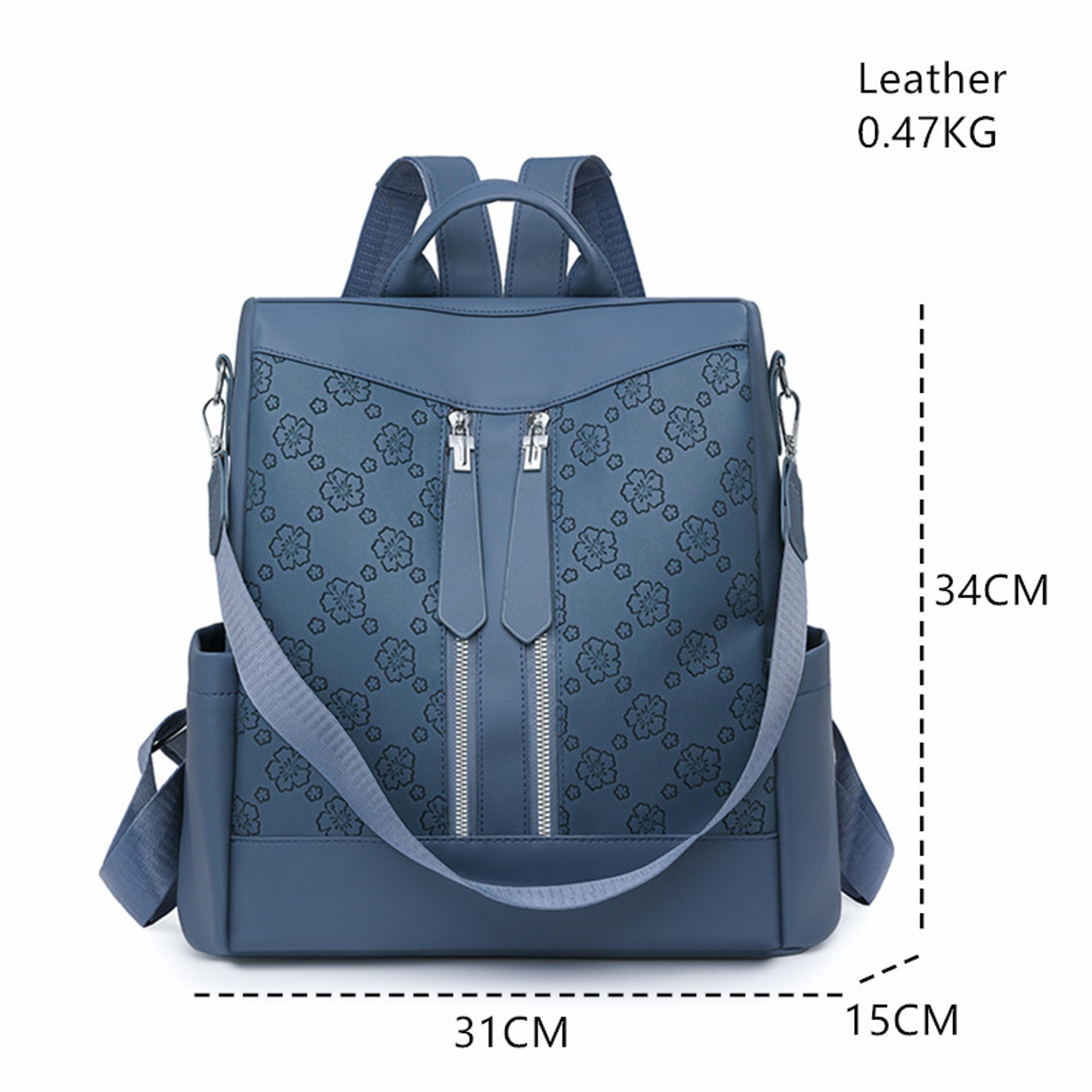 Antitheft Womens Backpack Large Capacity Leather Backpack Purse For Work Travel  Daily Use 6