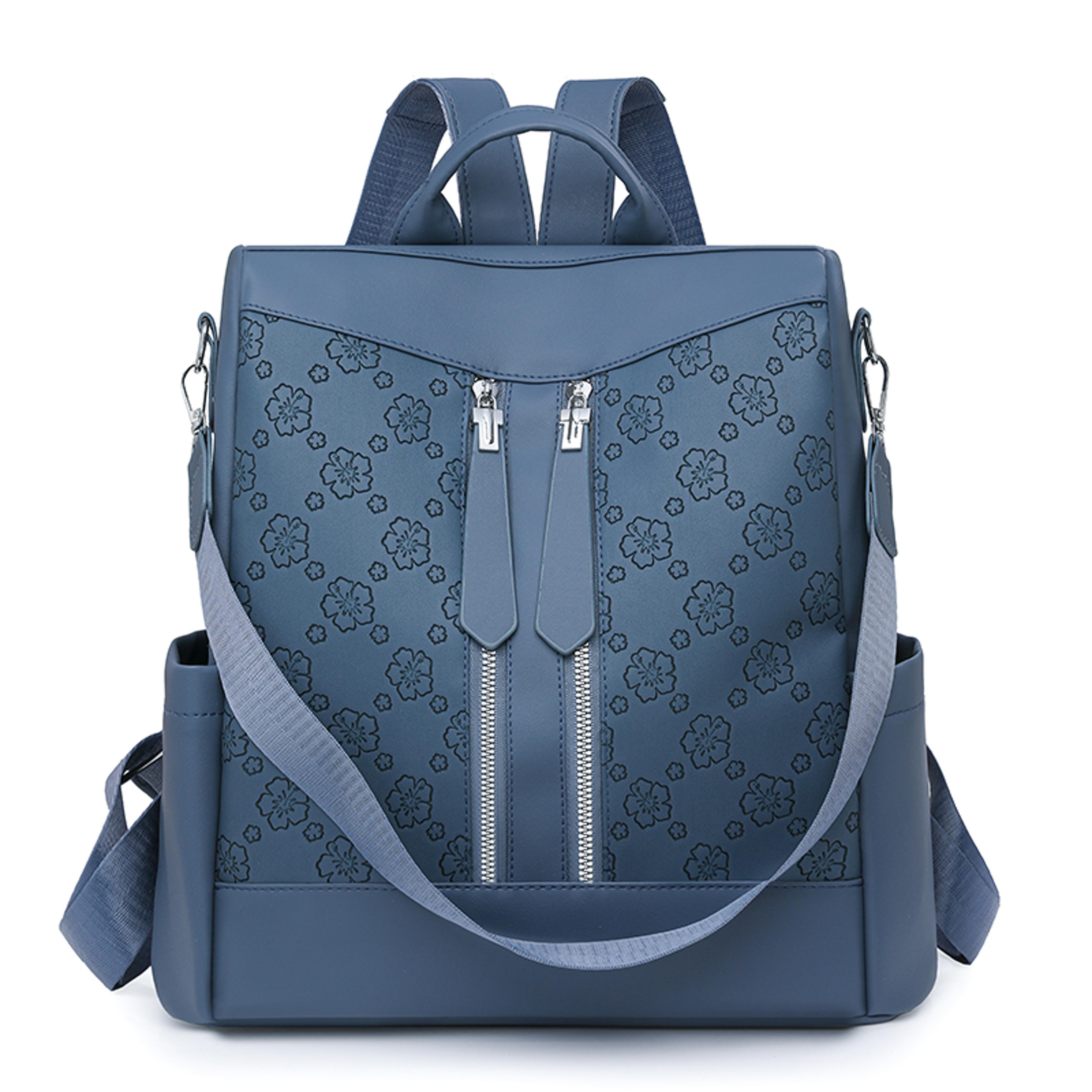 Antitheft Womens Backpack Large Capacity Leather Backpack Purse For Work Travel  Daily Use 1