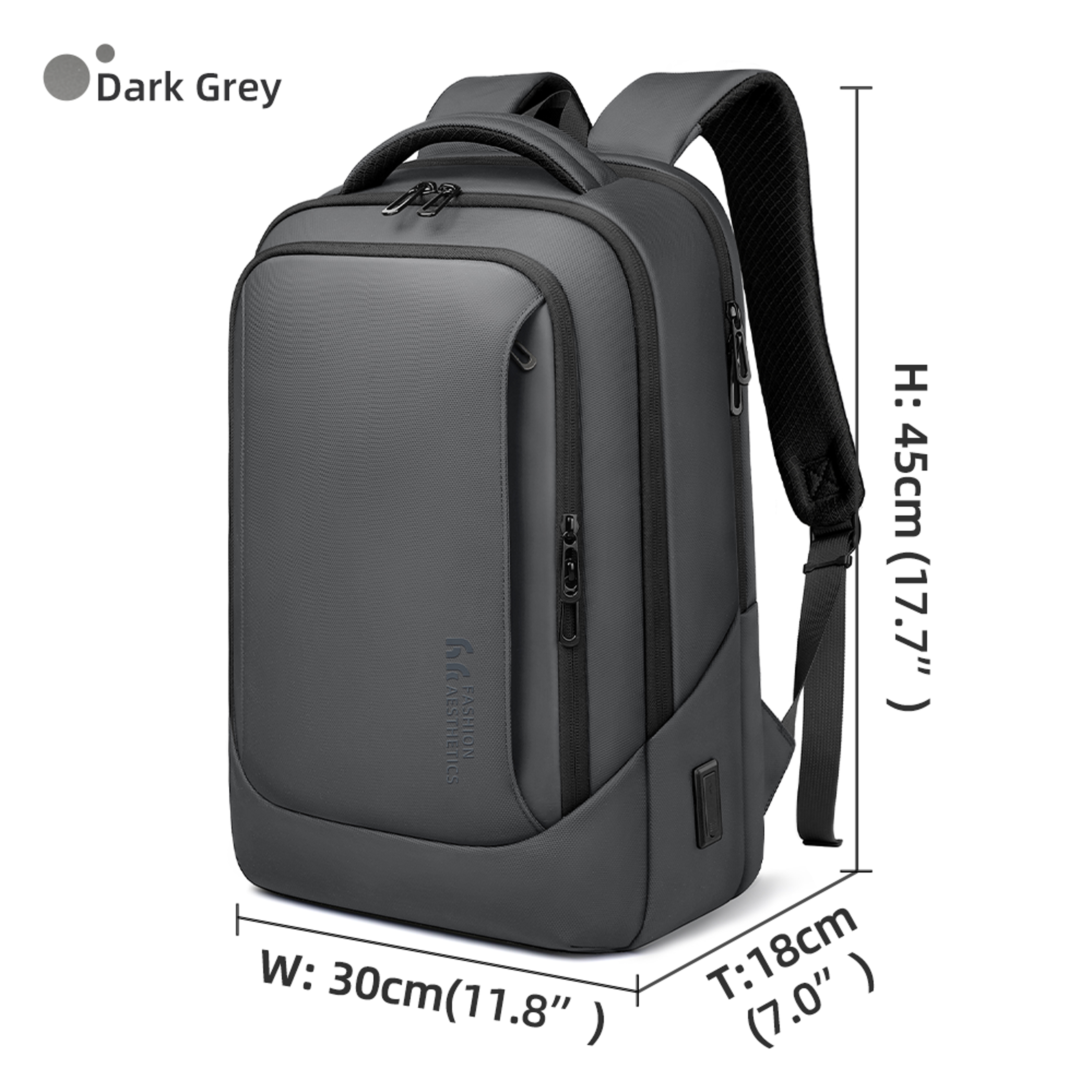 Laptop Backpack With USB Charging For Men Back To School Backpack Business Travel  College Bag 3
