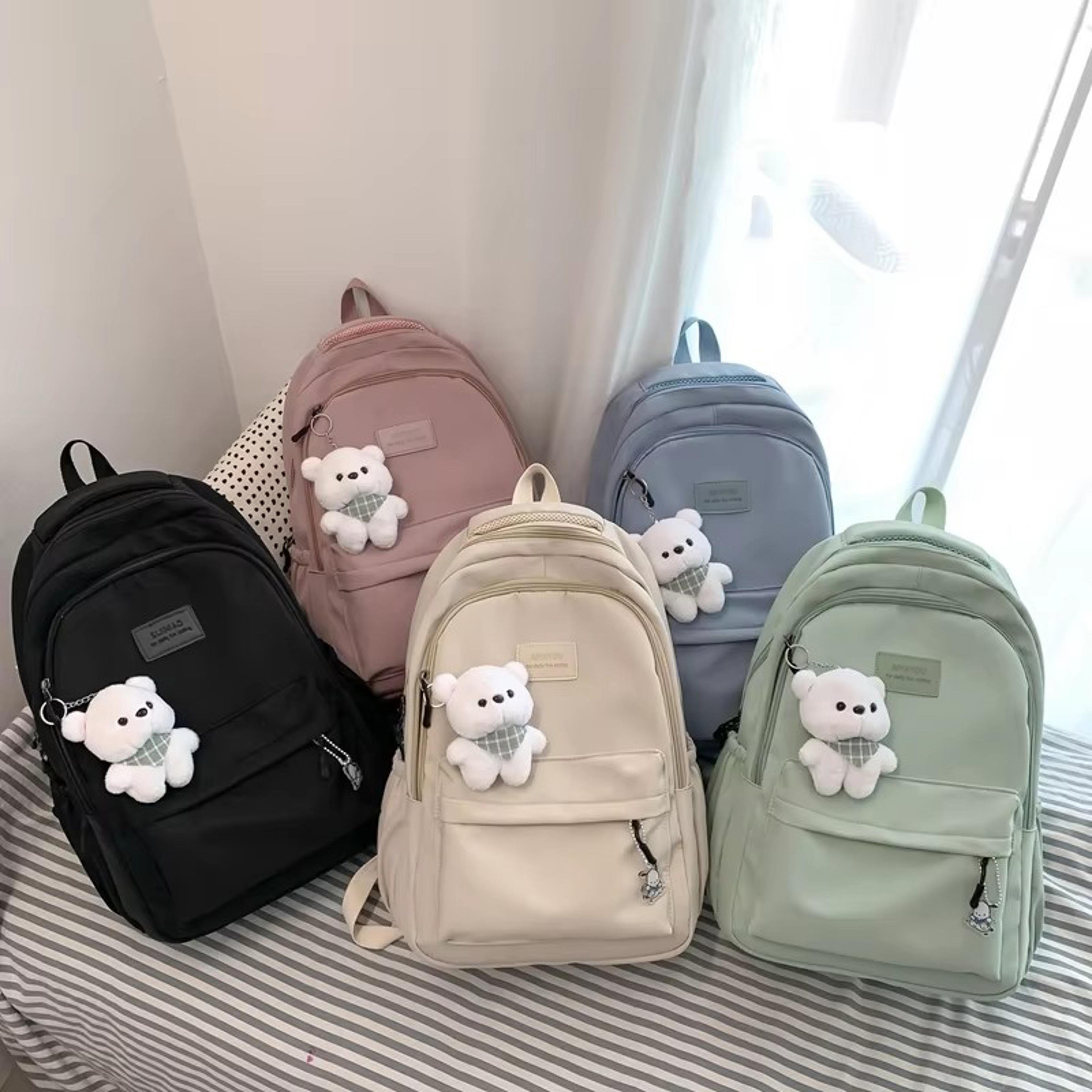 Fashionable Waterproof College Backpack For Women Men Laptop School Travel Bag 7