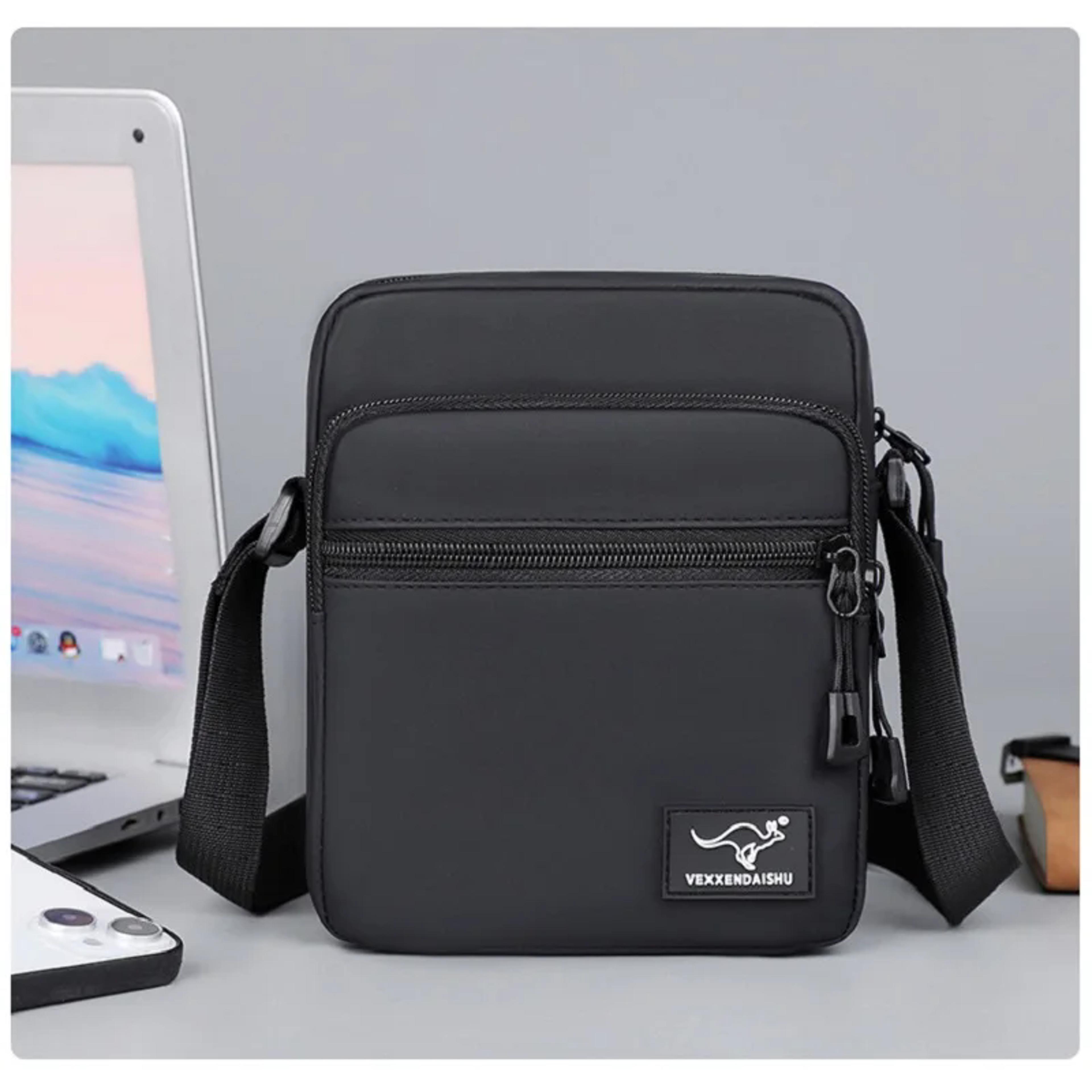 Mens Sling Bag Multi Pocket Crossbody Chest Bag For Everyday Carry 1