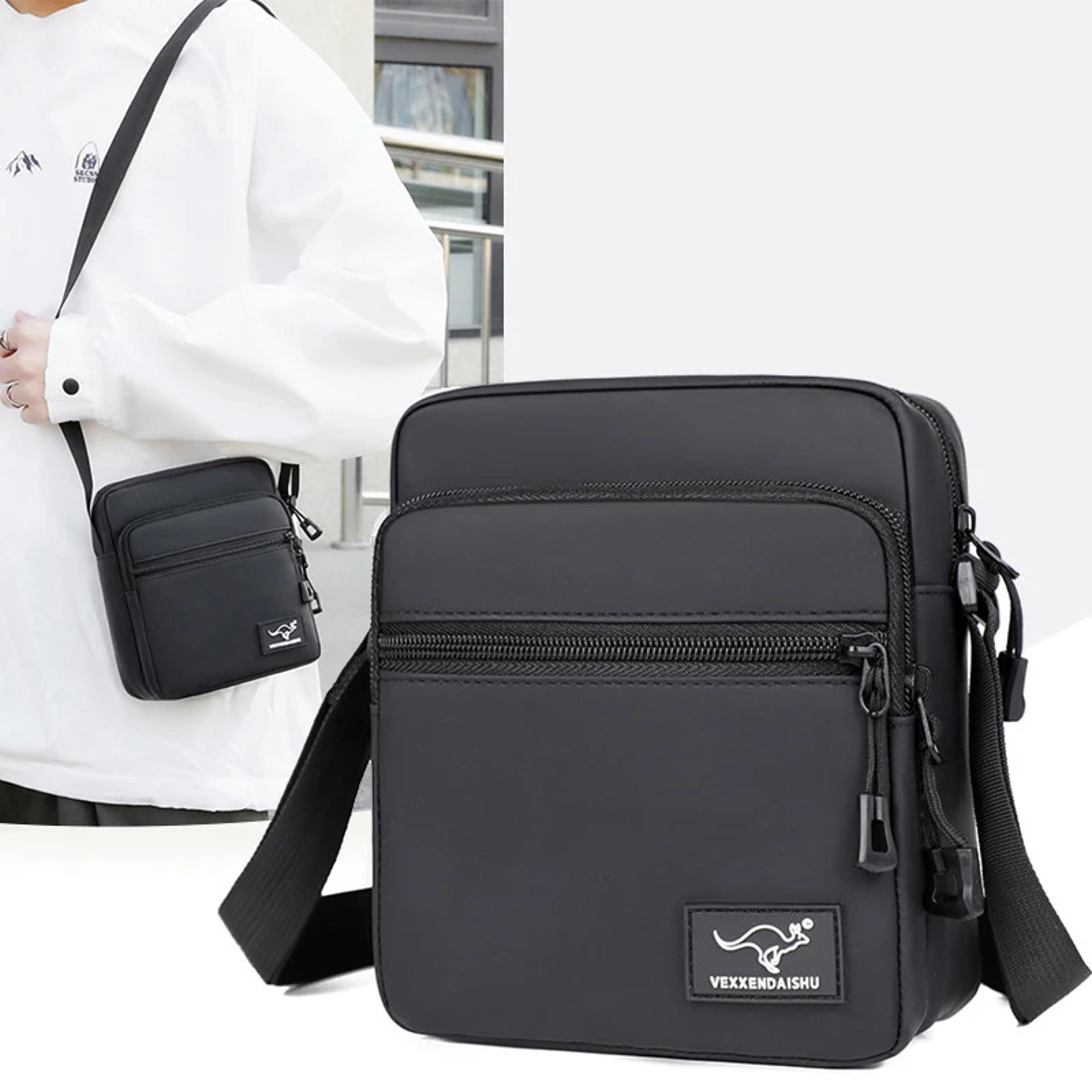 Mens Sling Bag Multi Pocket Crossbody Chest Bag For Everyday Carry 2