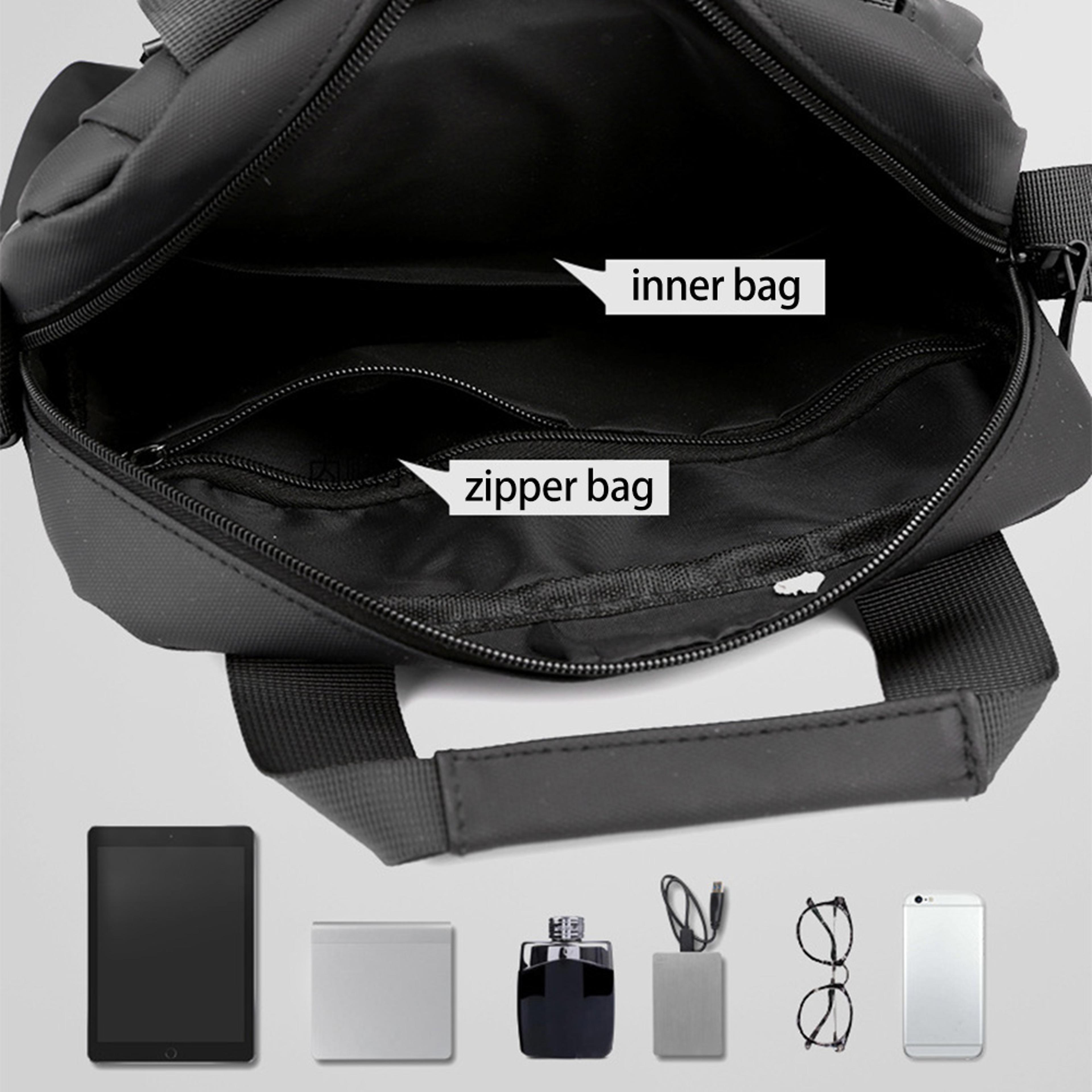 Mens Crossbody Shoulder Bag Minimalist Casual Business Travel Bag 6