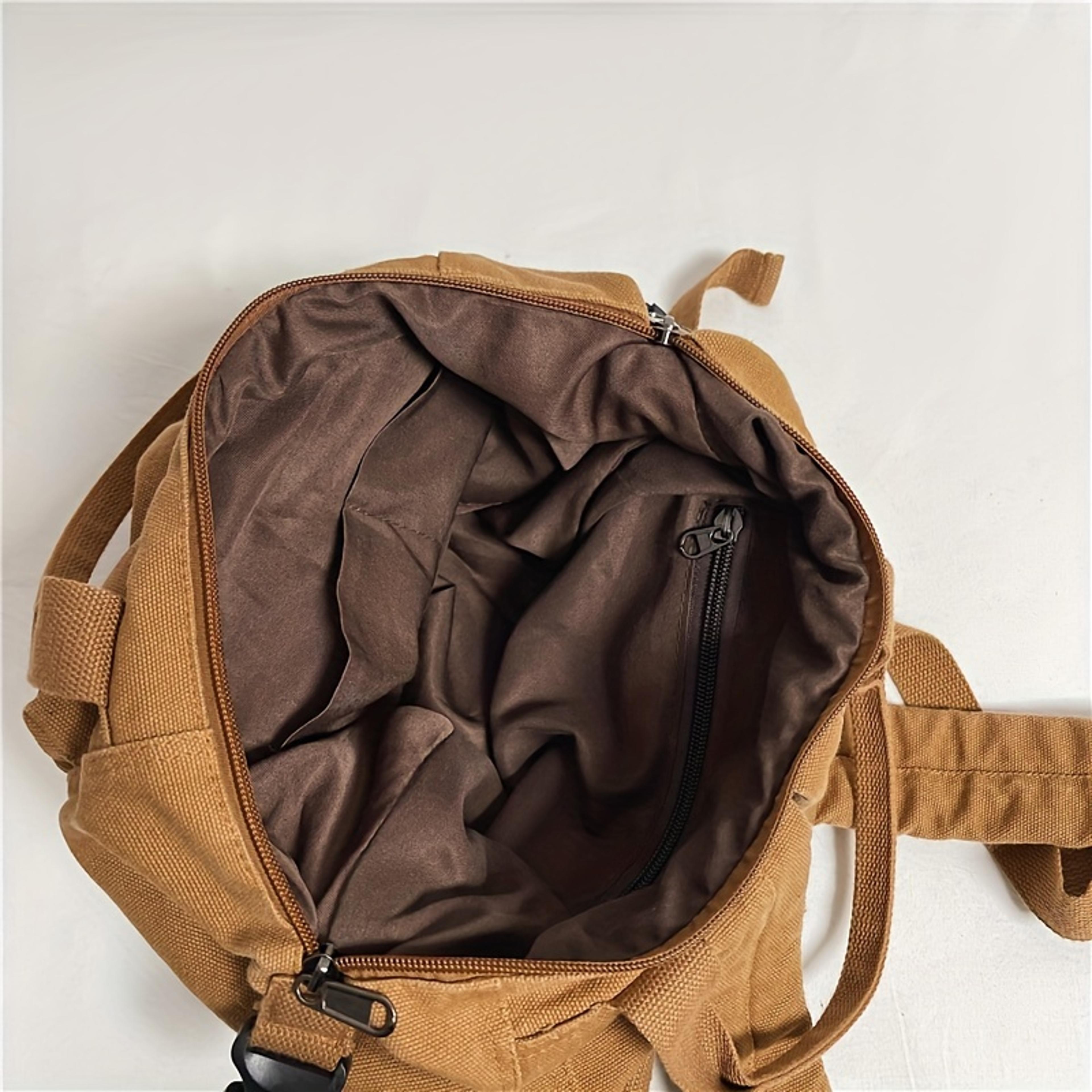 Backpack For Women Retro Large Capacity School Backpack Casual Travel Book Bag 5