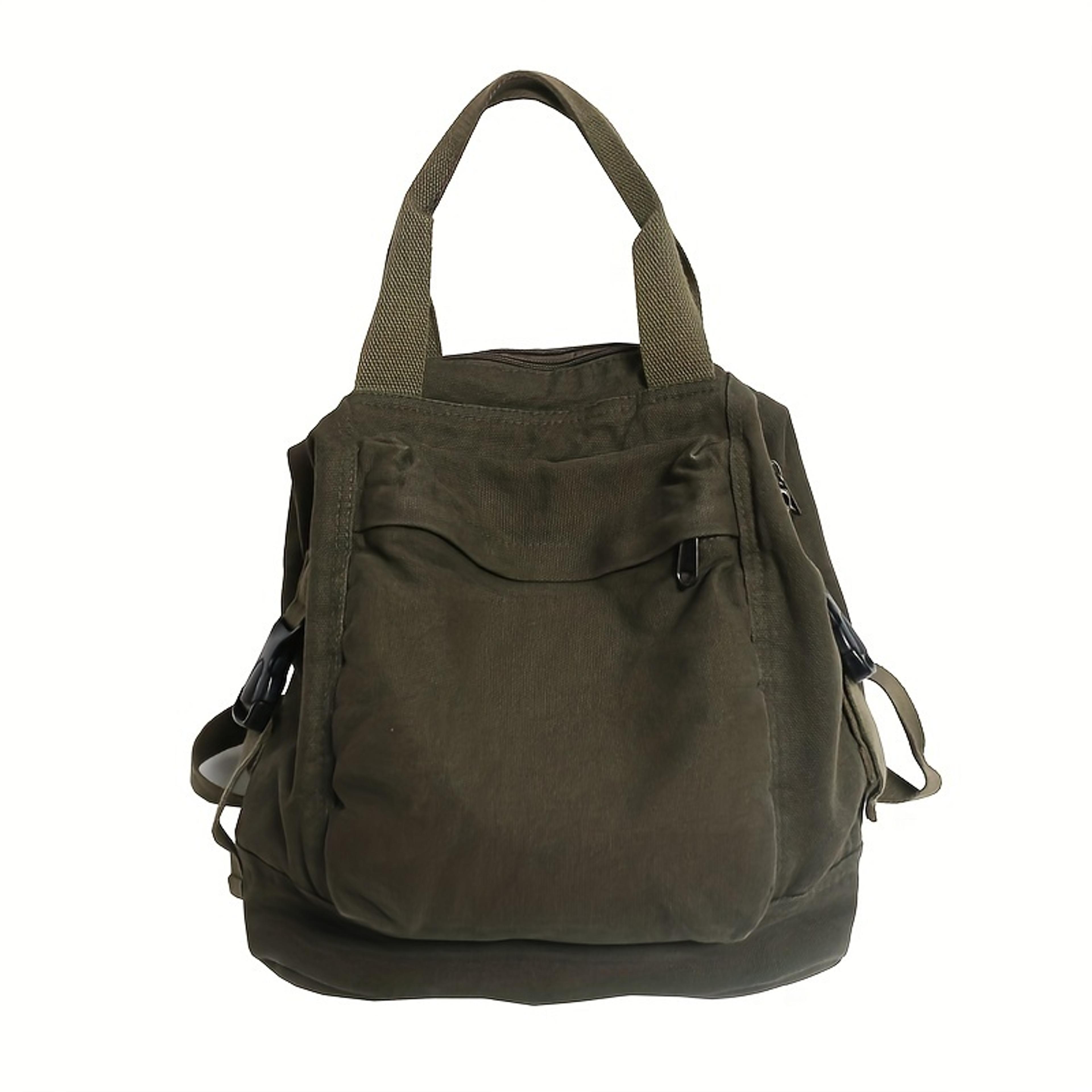 Backpack For Women Retro Large Capacity School Backpack Casual Travel Book Bag 1