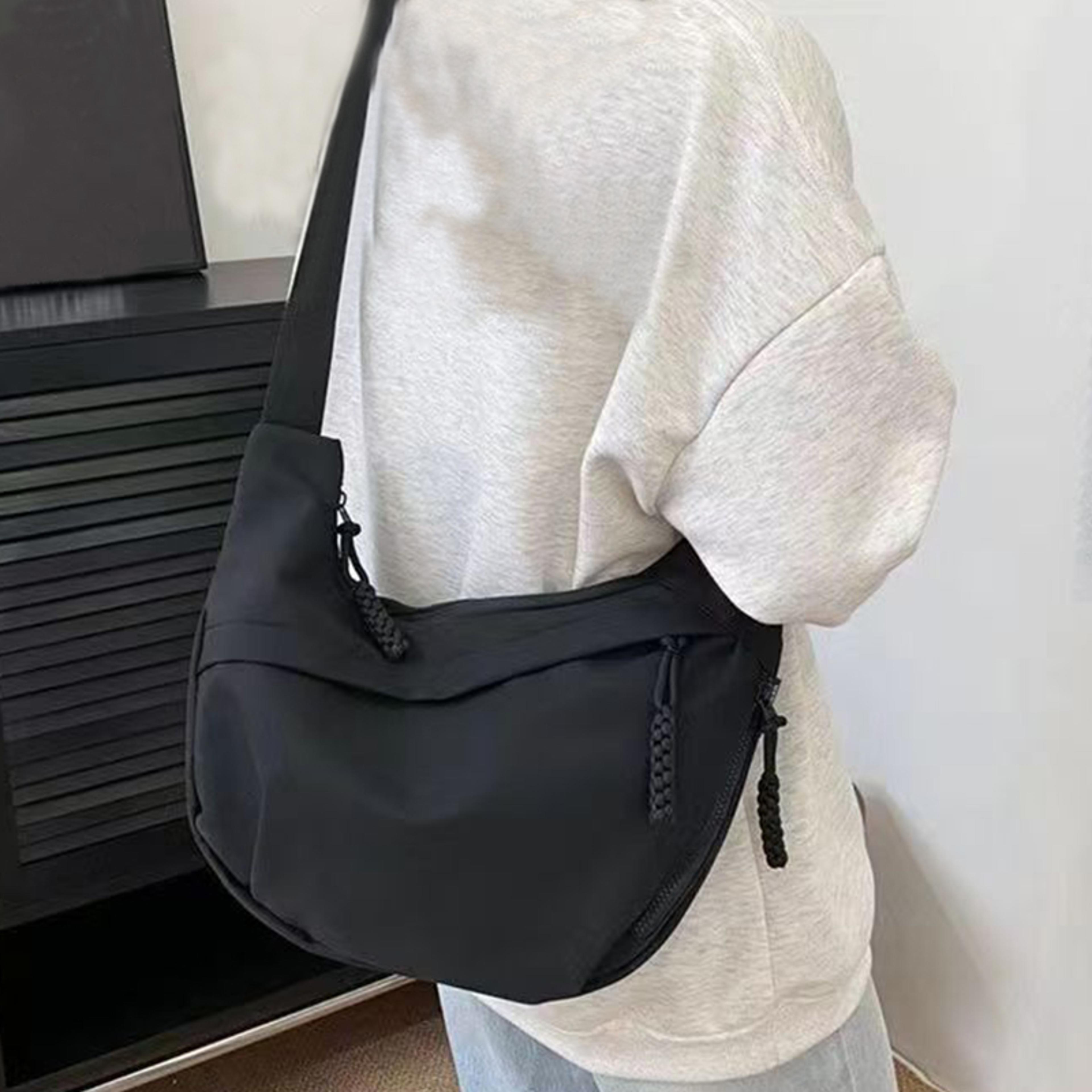 Womens Nylon Crossbody Bag Large Capacity Hobo Shoulder Purse Adjustable Strap Everyday Handbag 5