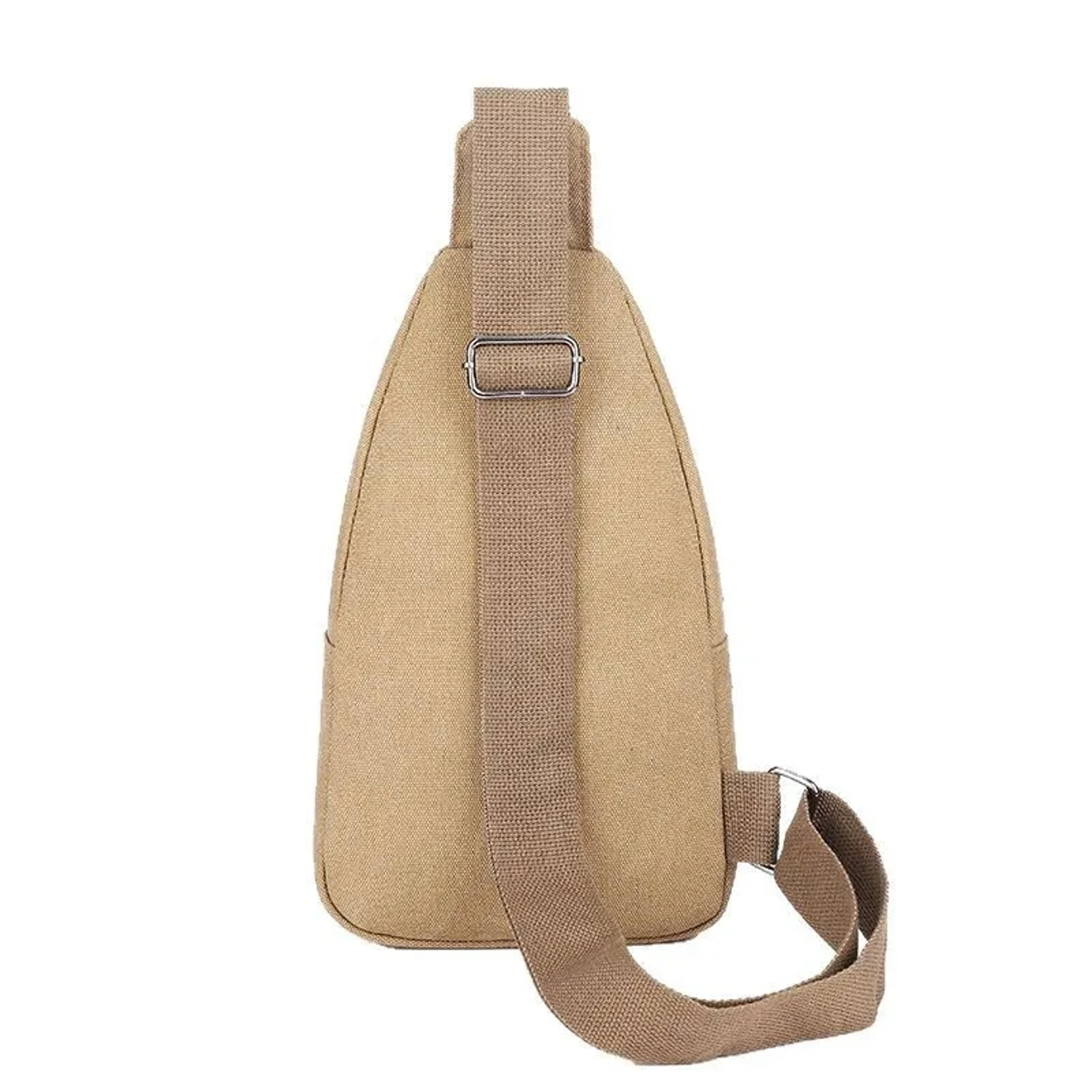 Mens Canvas Crossbody Bag Casual Travel Sling Shoulder Messenger Bag For Outdoor Work And Everyday  5