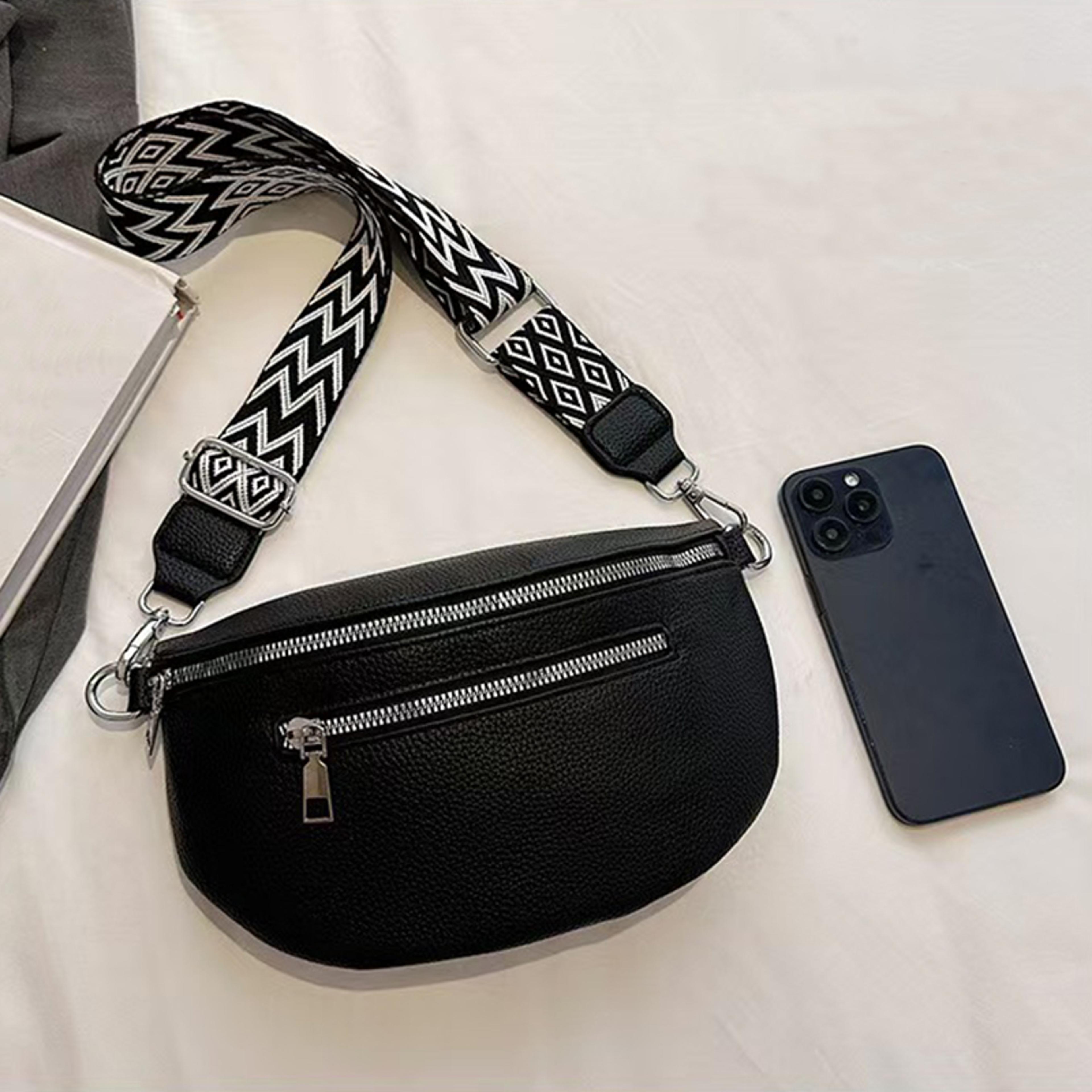 Neutral Rectangular Crossbody Bag For Men Women With Detachable Shoulder Strap 1