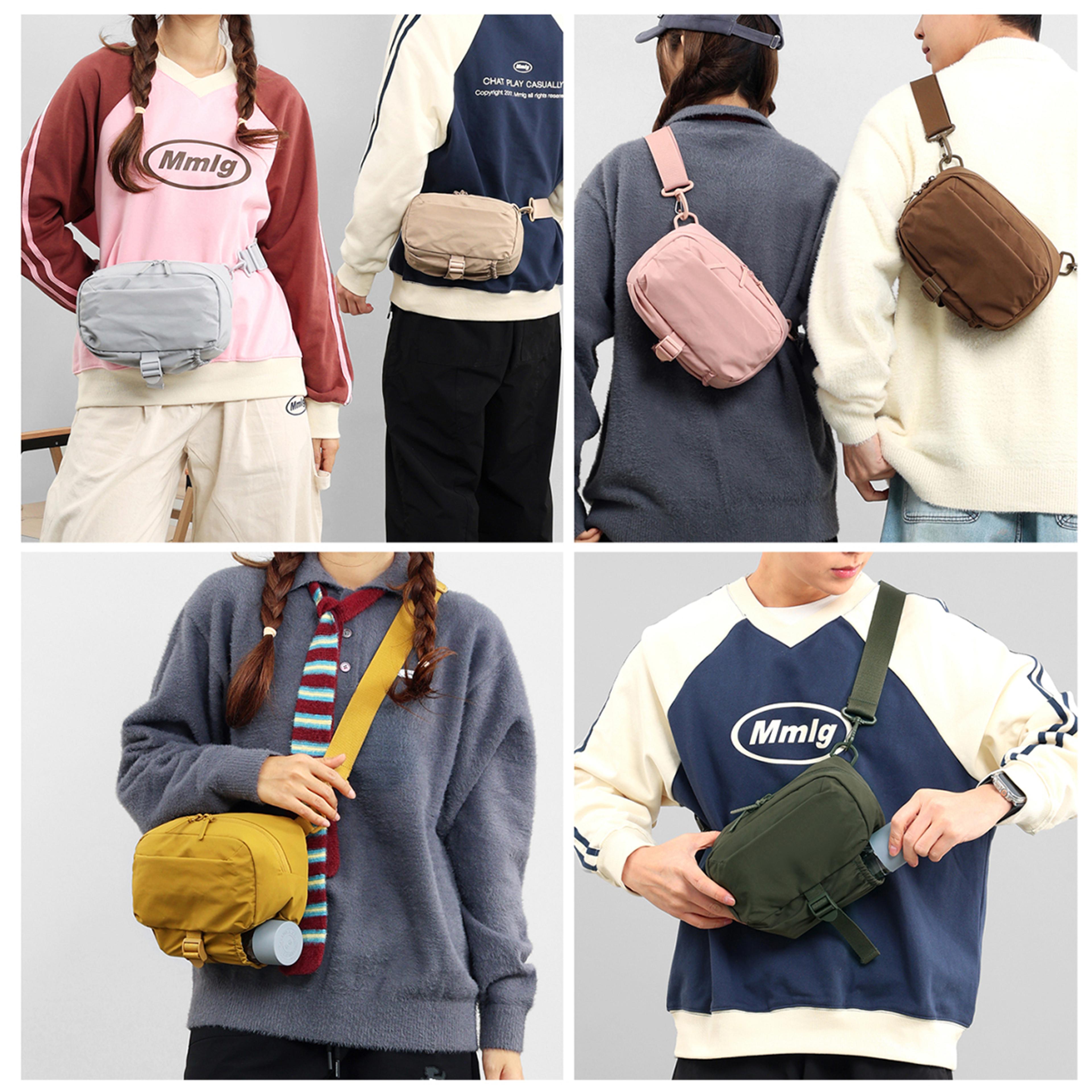 Hands Free Crossbody Water Bottle Bag With Phone Pocket Lightweight Hiking Water Bottle Pouch 17
