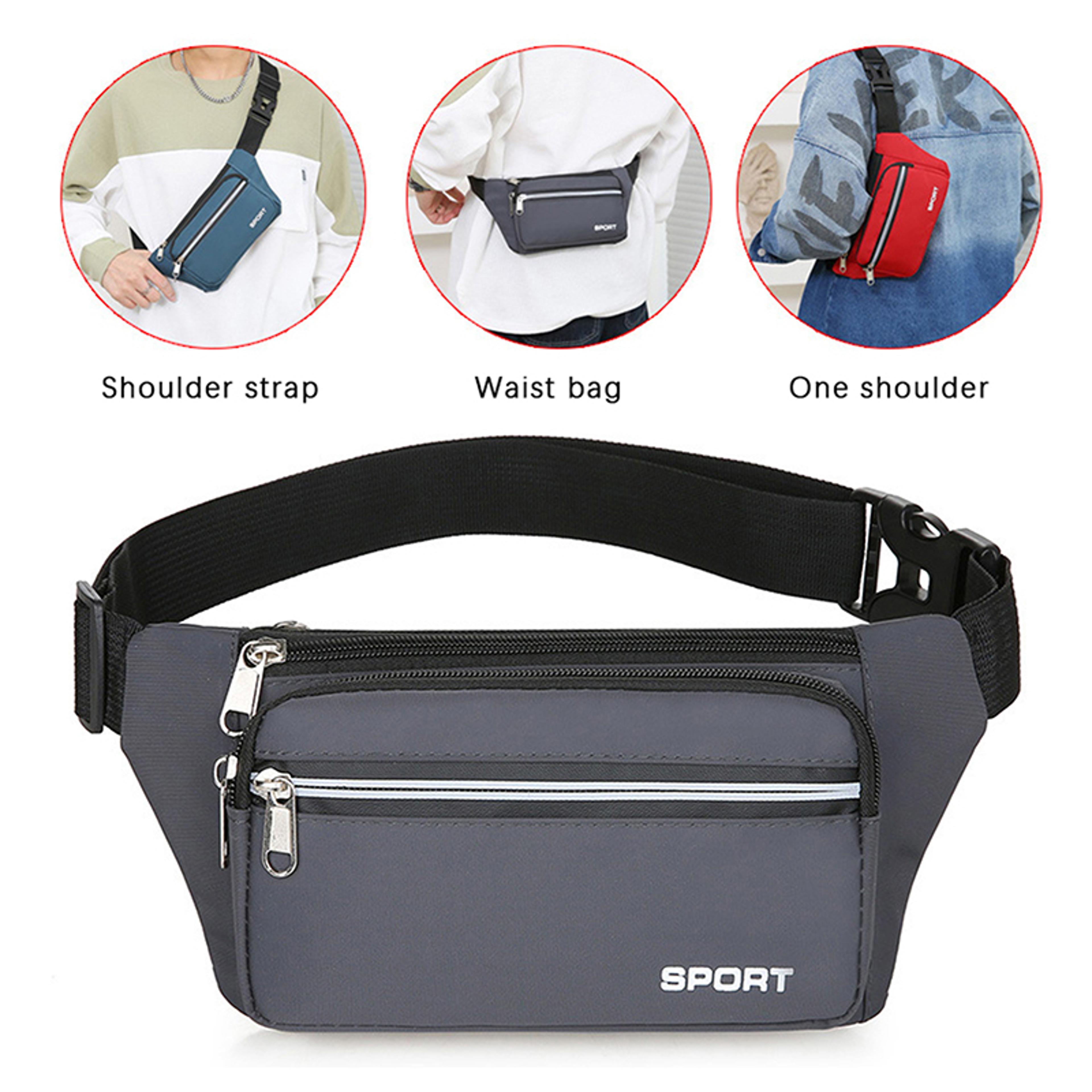 Unisex Travel Waist Bag Large Phone Belt Bag 4