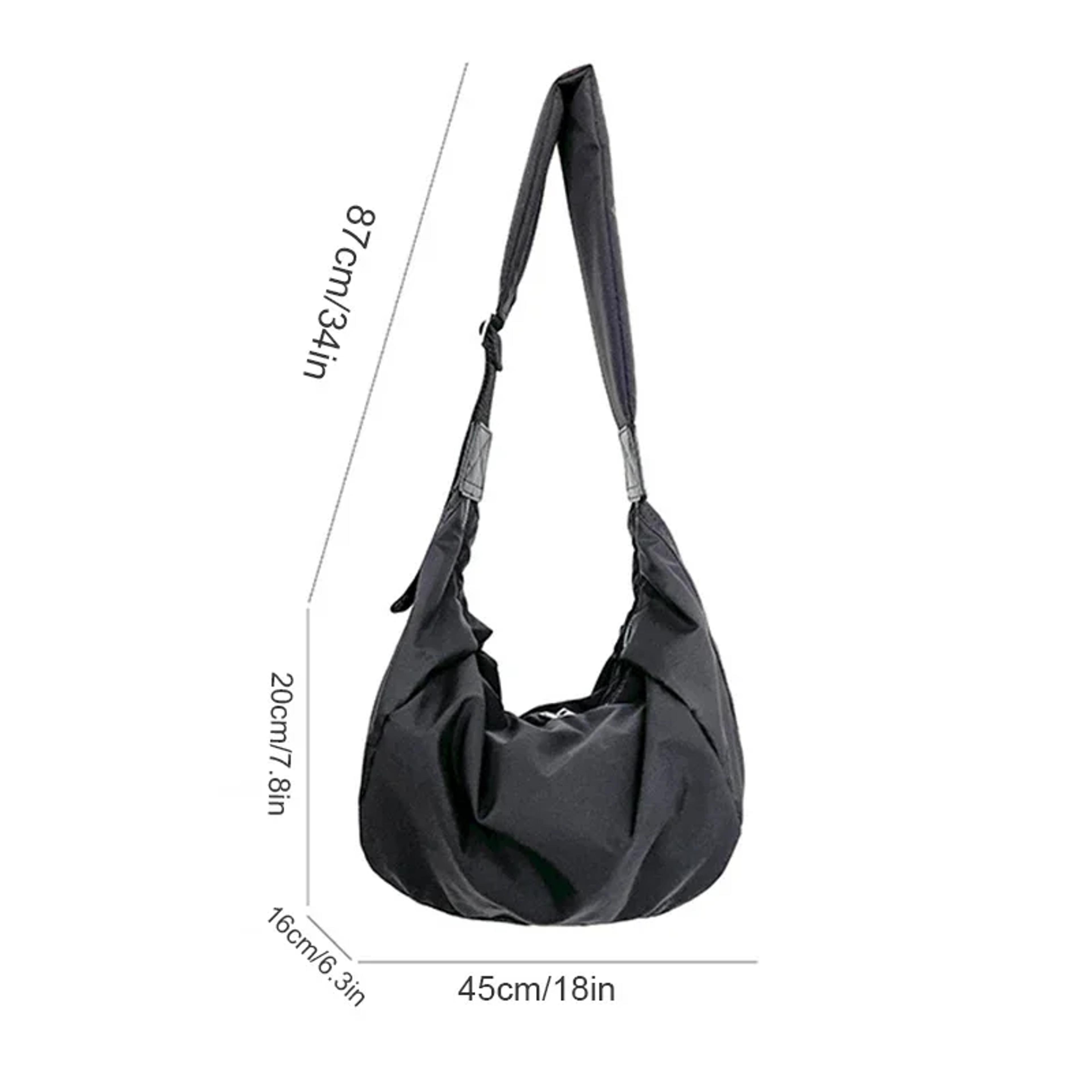 Large Capacity Nylon Shoulder Bag Women Korean Style Casual Hobo Crossbody Bag 2