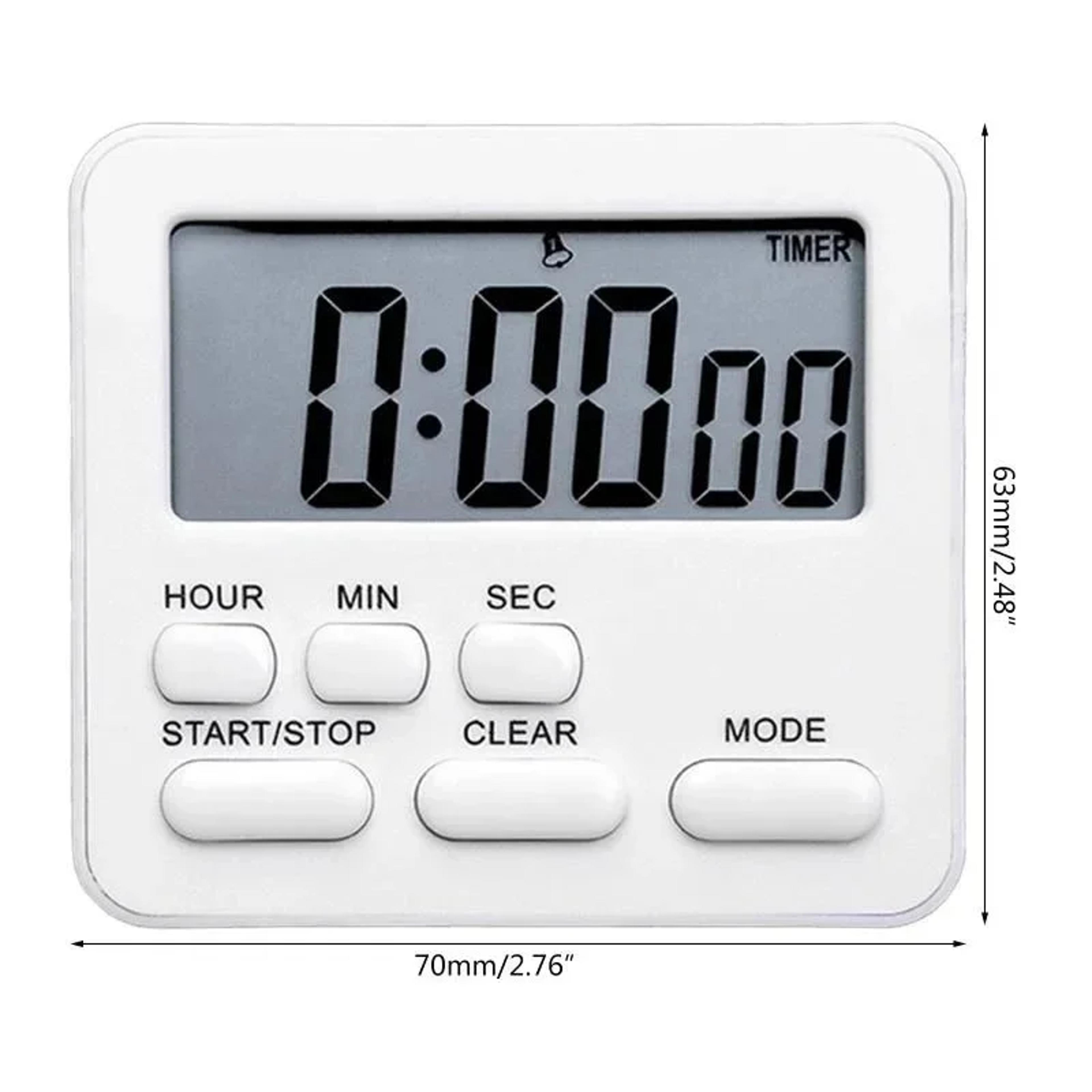 Digital Kitchen Timer Cooking Alarm Clock Countdown Stopwatch 5