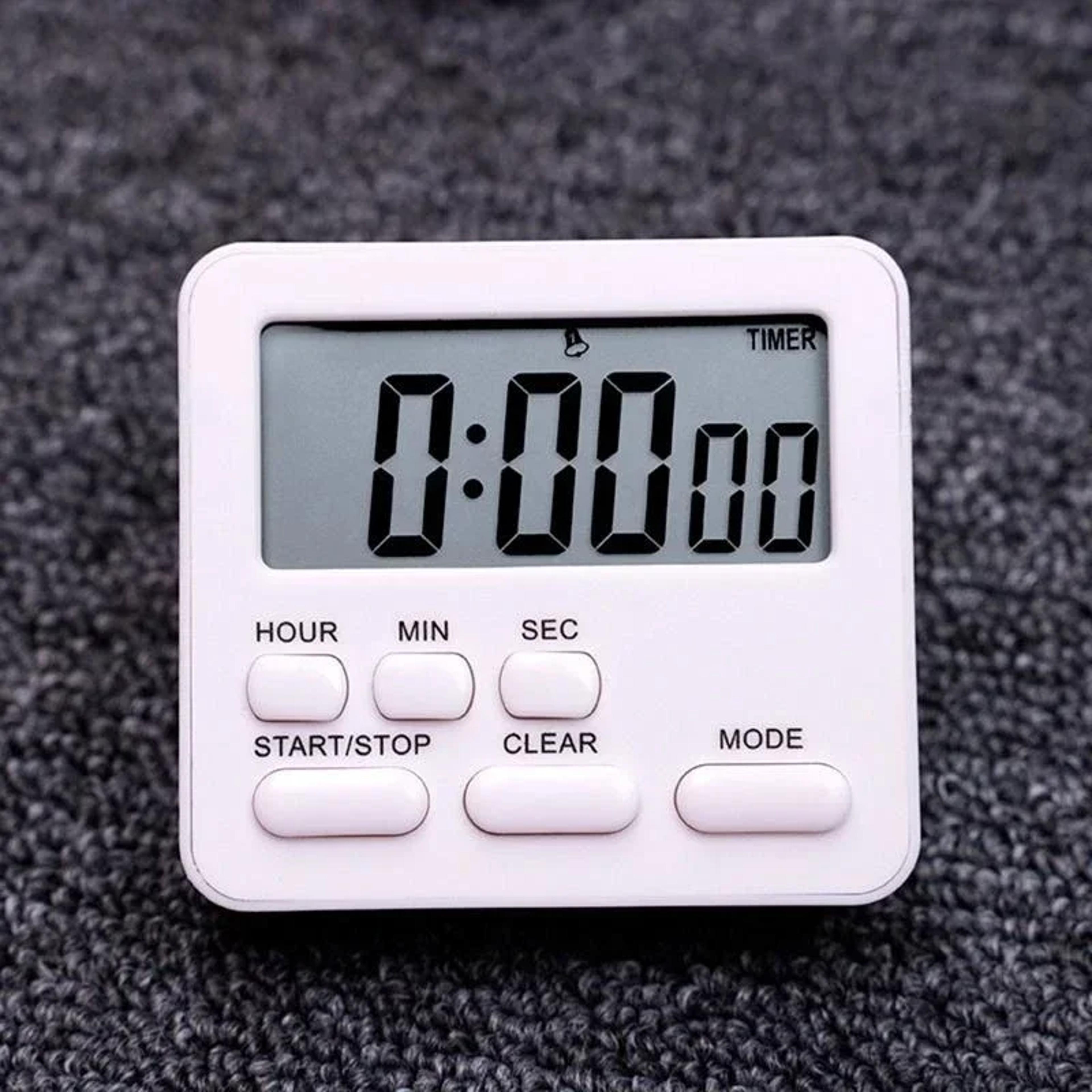 Digital Kitchen Timer Cooking Alarm Clock Countdown Stopwatch 6