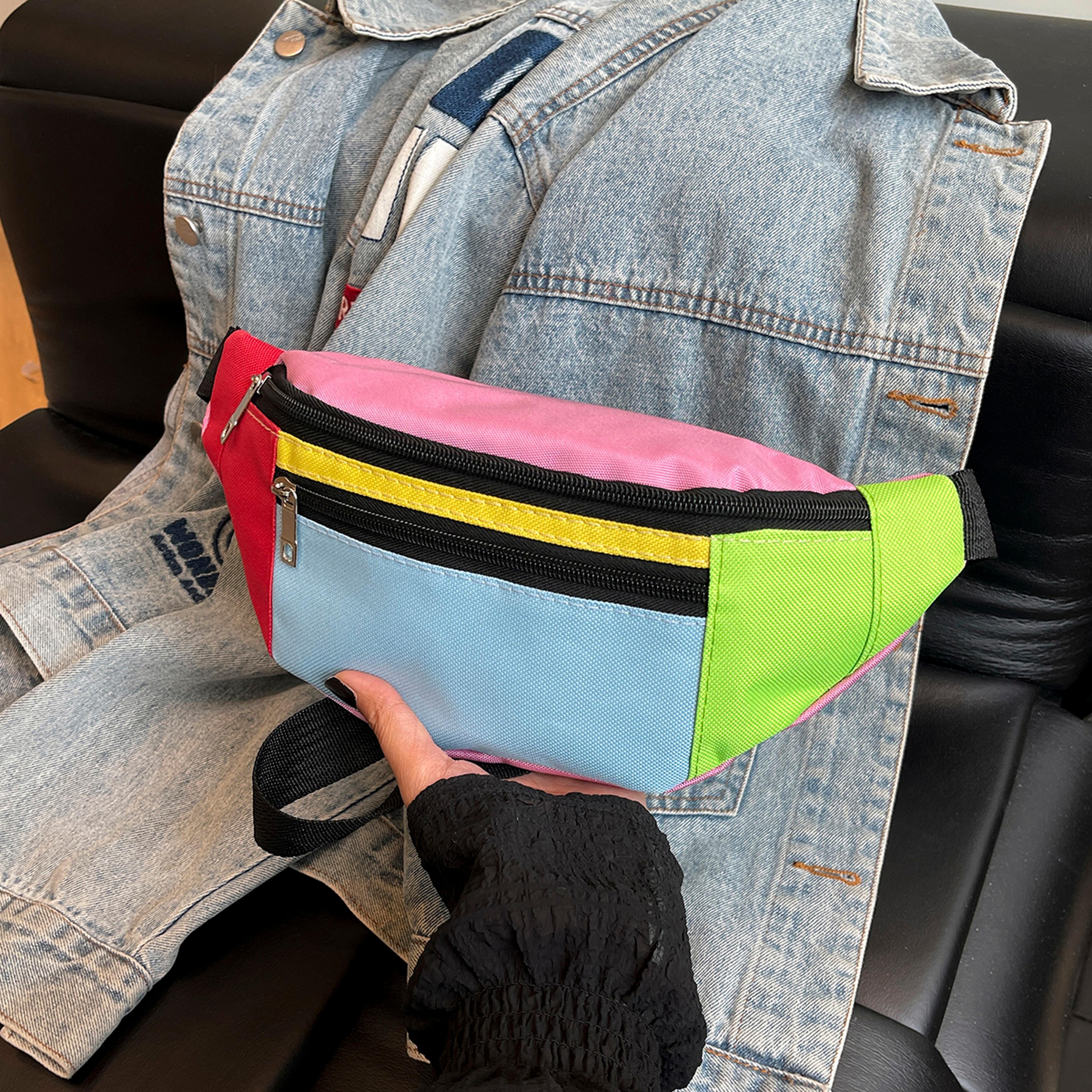 Running Belt Bag Large Capacity Fanny Pack Crossbody Waist Bag For Travel Running Workout Festival 1
