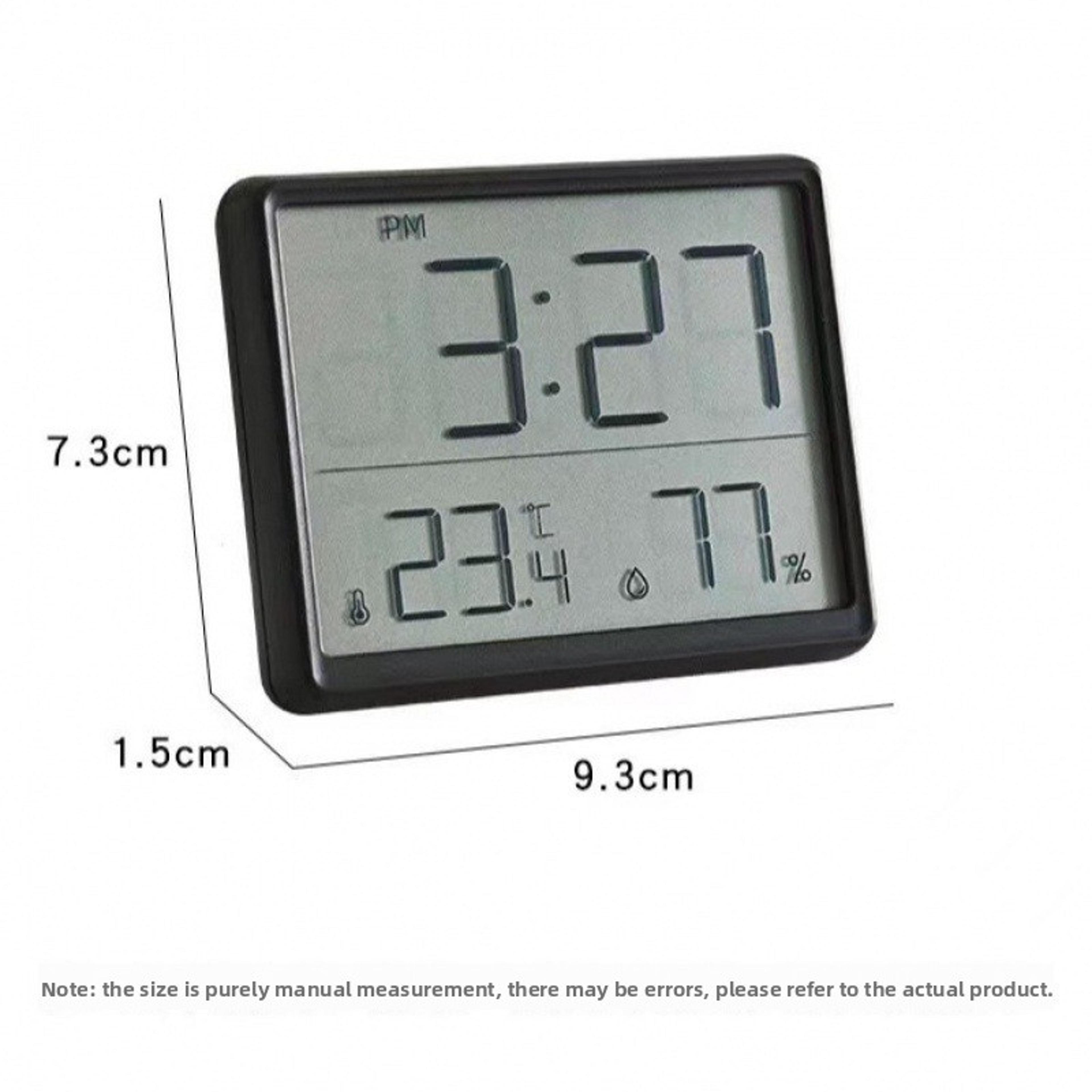 Smart Digital Alarm Clock With Temperature Humidity Display Ultra Thin Wall Or Desk Clock 6