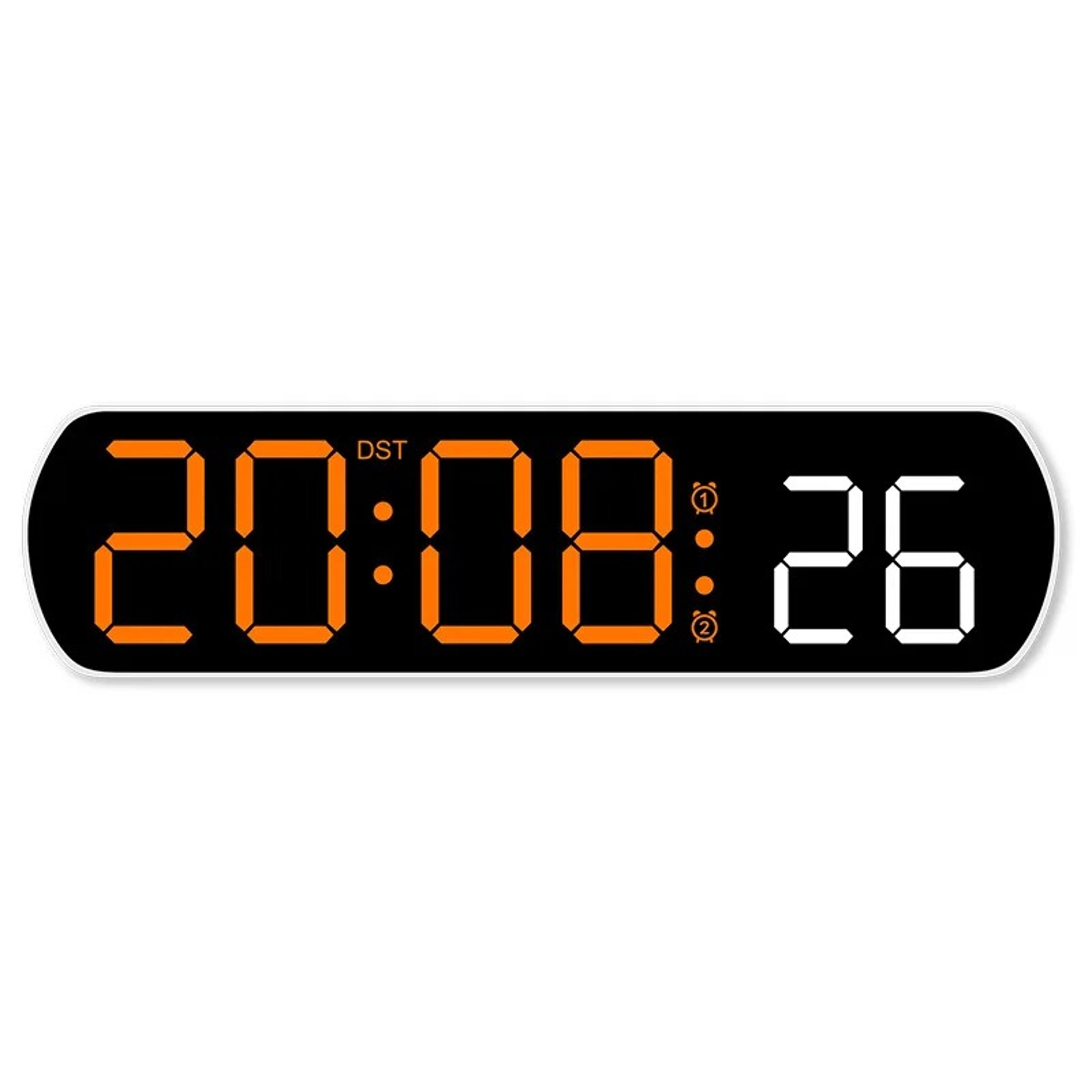 Voice Activated Digital Alarm Clock With LED Display Temperature Date And Night Mode 1