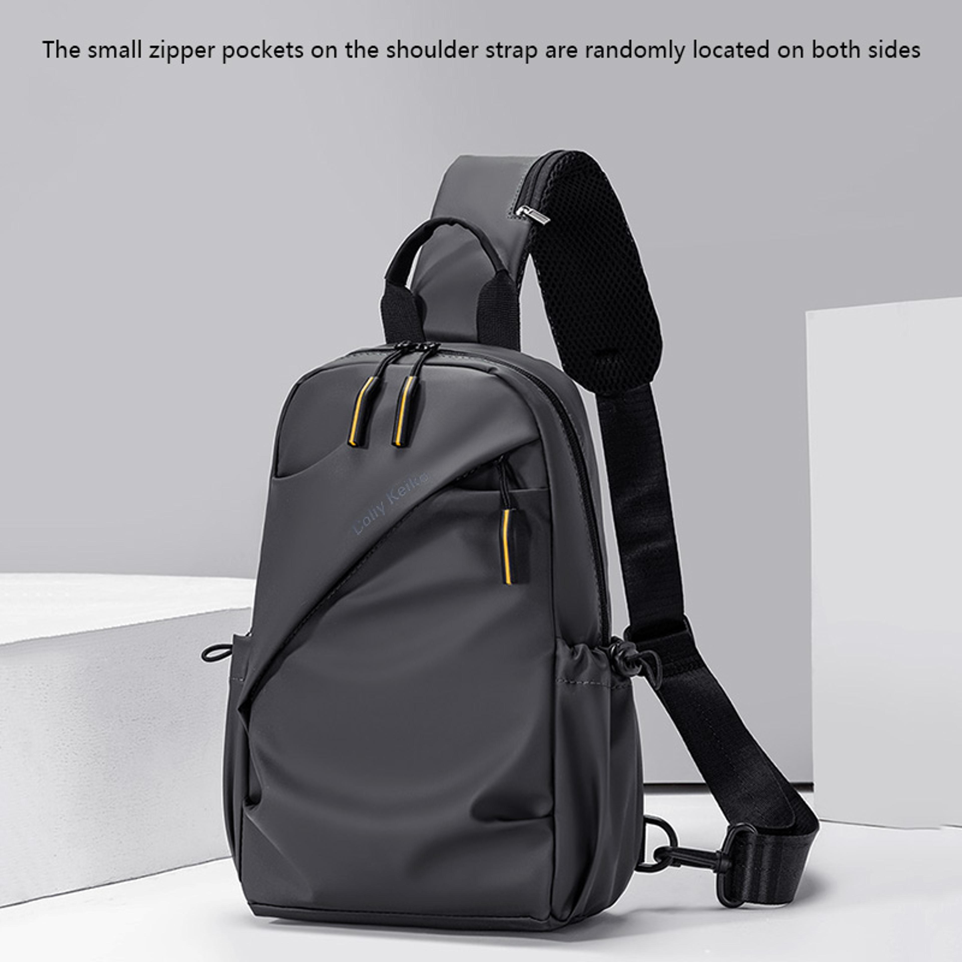 Minimalist Waterproof Chest Bag Men Crossbody Shoulder Bag Travel Sling Backpack 2