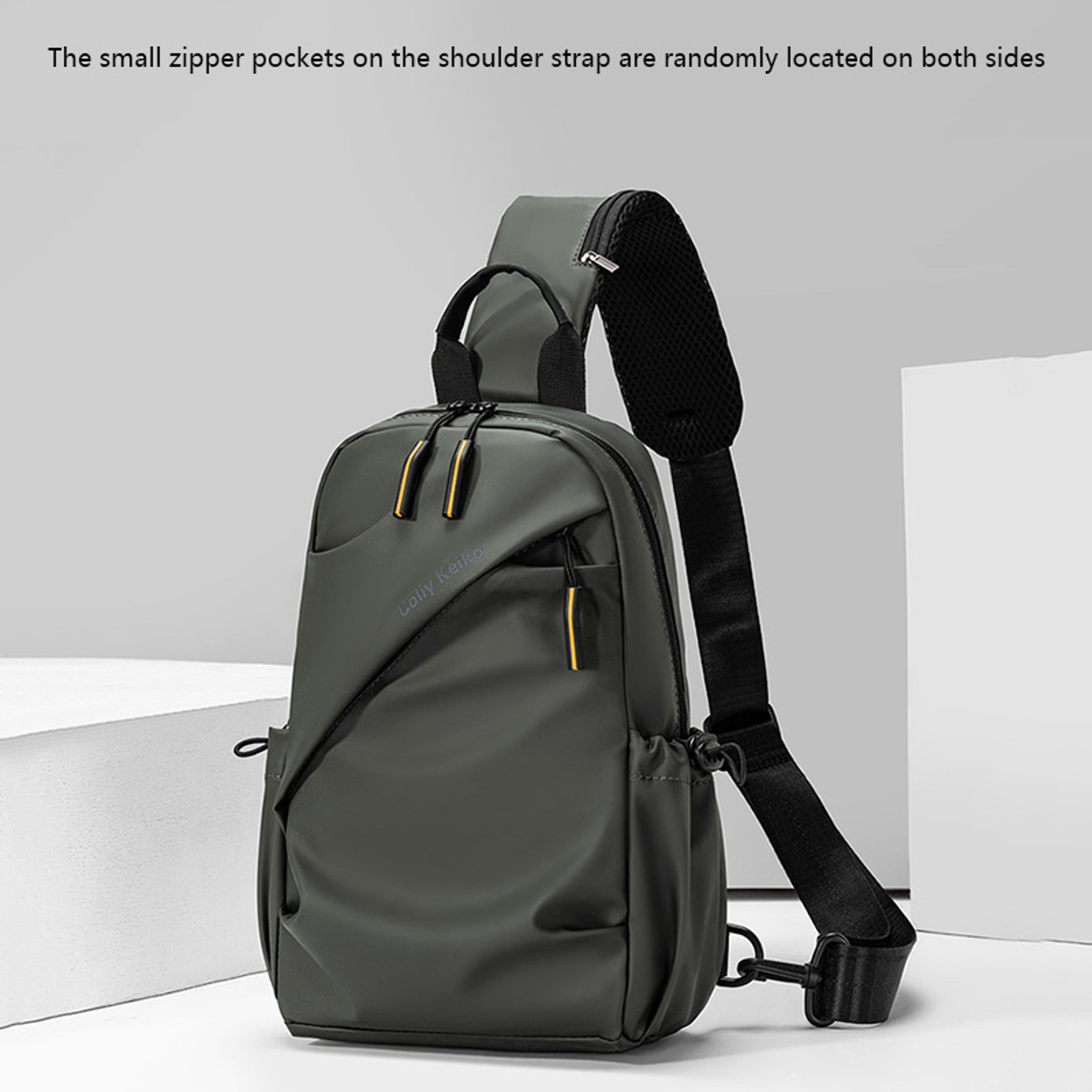 Minimalist Waterproof Chest Bag Men Crossbody Shoulder Bag Travel Sling Backpack 3