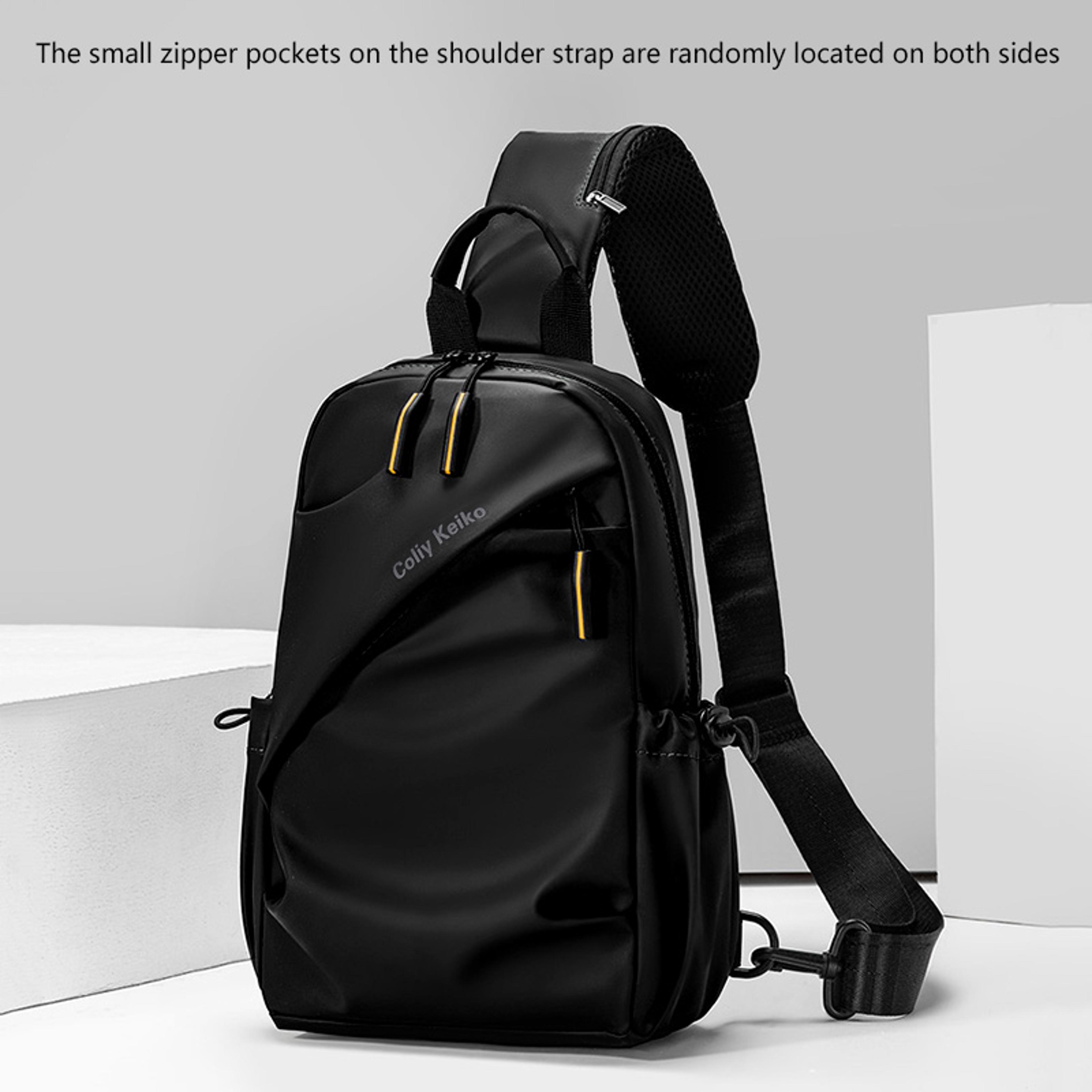 Minimalist Waterproof Chest Bag Men Crossbody Shoulder Bag Travel Sling Backpack 1