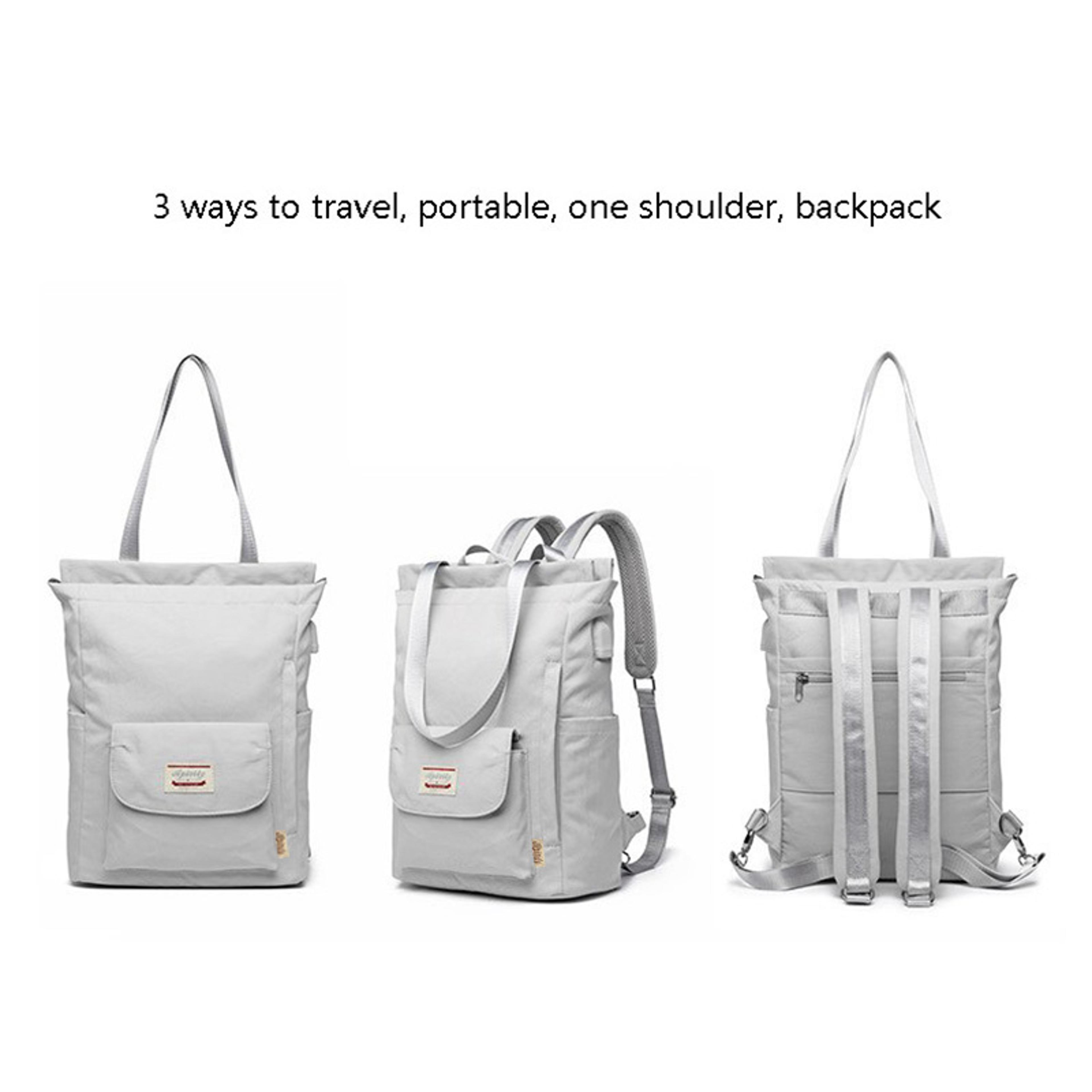 Women Waterproof Laptop Backpack Korean Fashion Oxford Canvas School Travel Bag 3