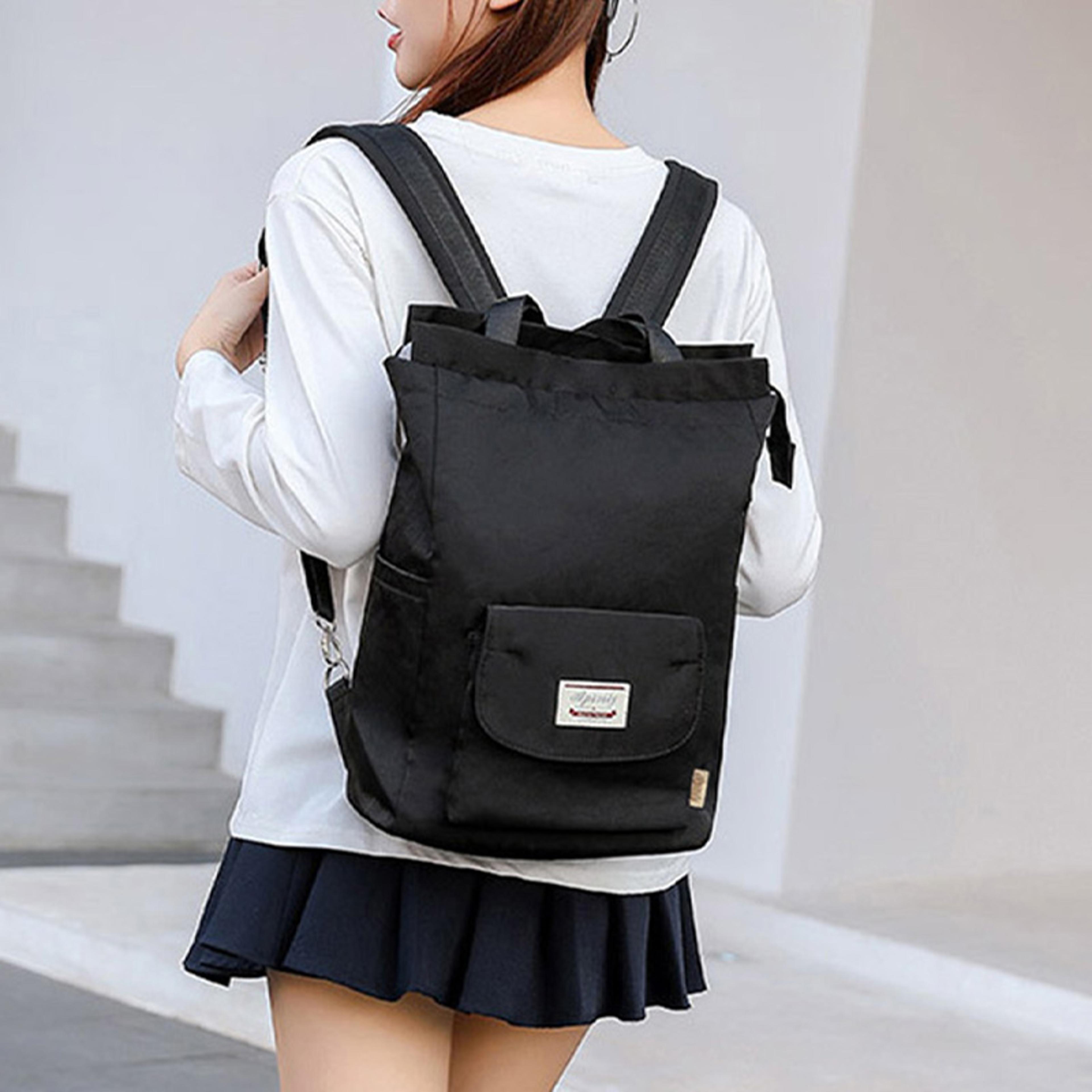 Women Waterproof Laptop Backpack Korean Fashion Oxford Canvas School Travel Bag 6