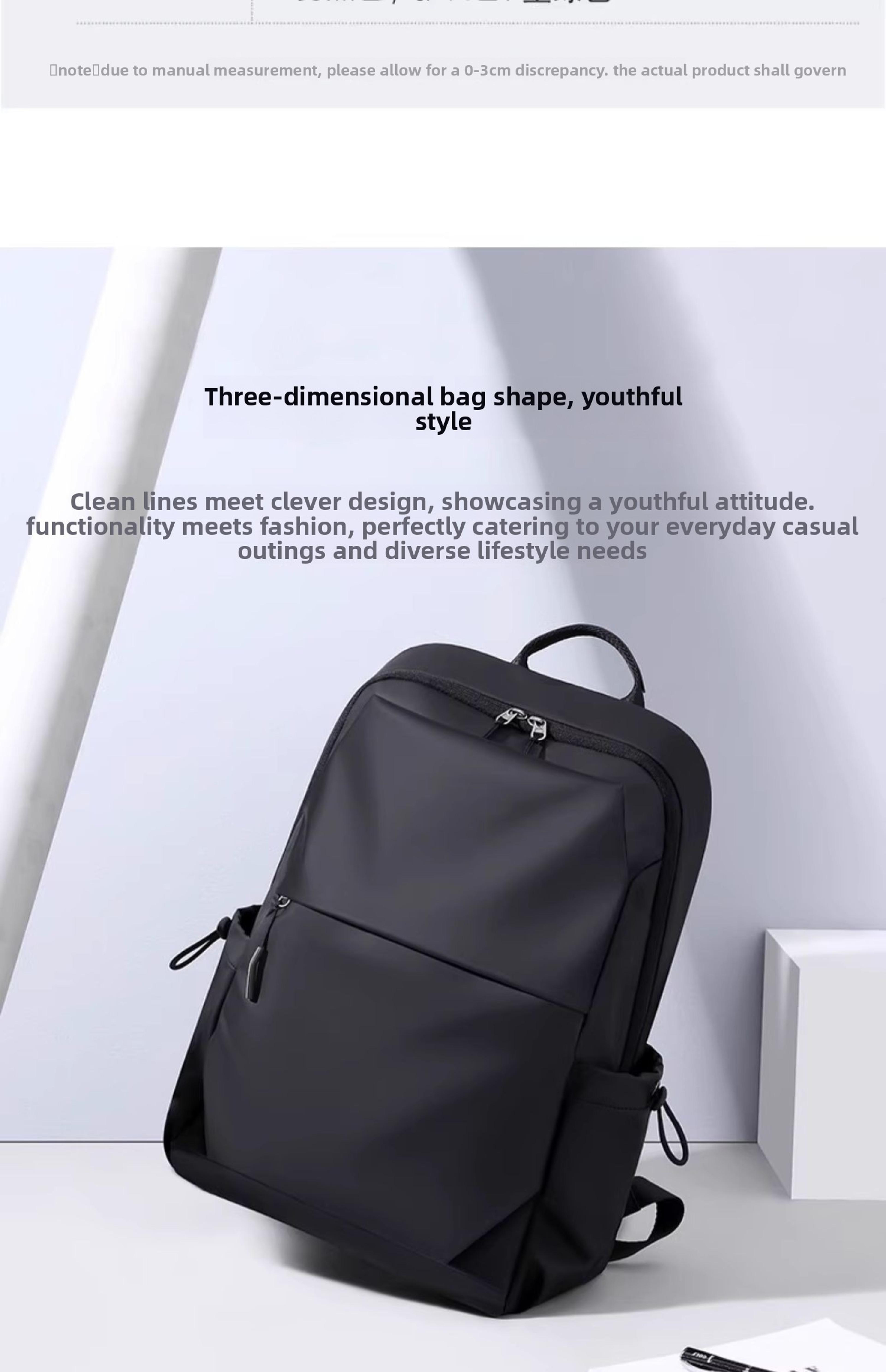 Business Laptop Backpack Large Capacity Travel Work Bag For Men 7