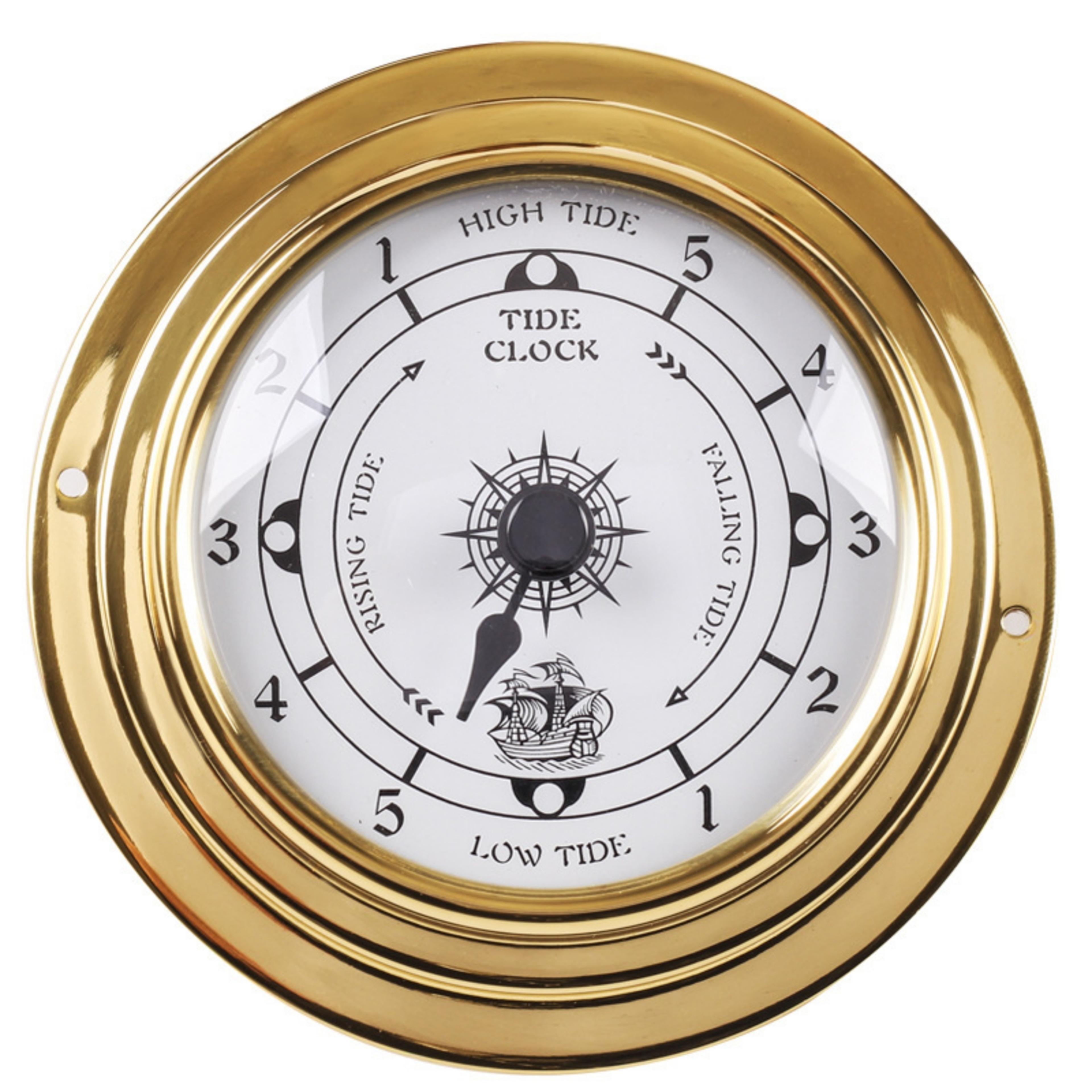 Vintage Tide Clock Nautical Wall Clock Sailing Instrument Decor 2