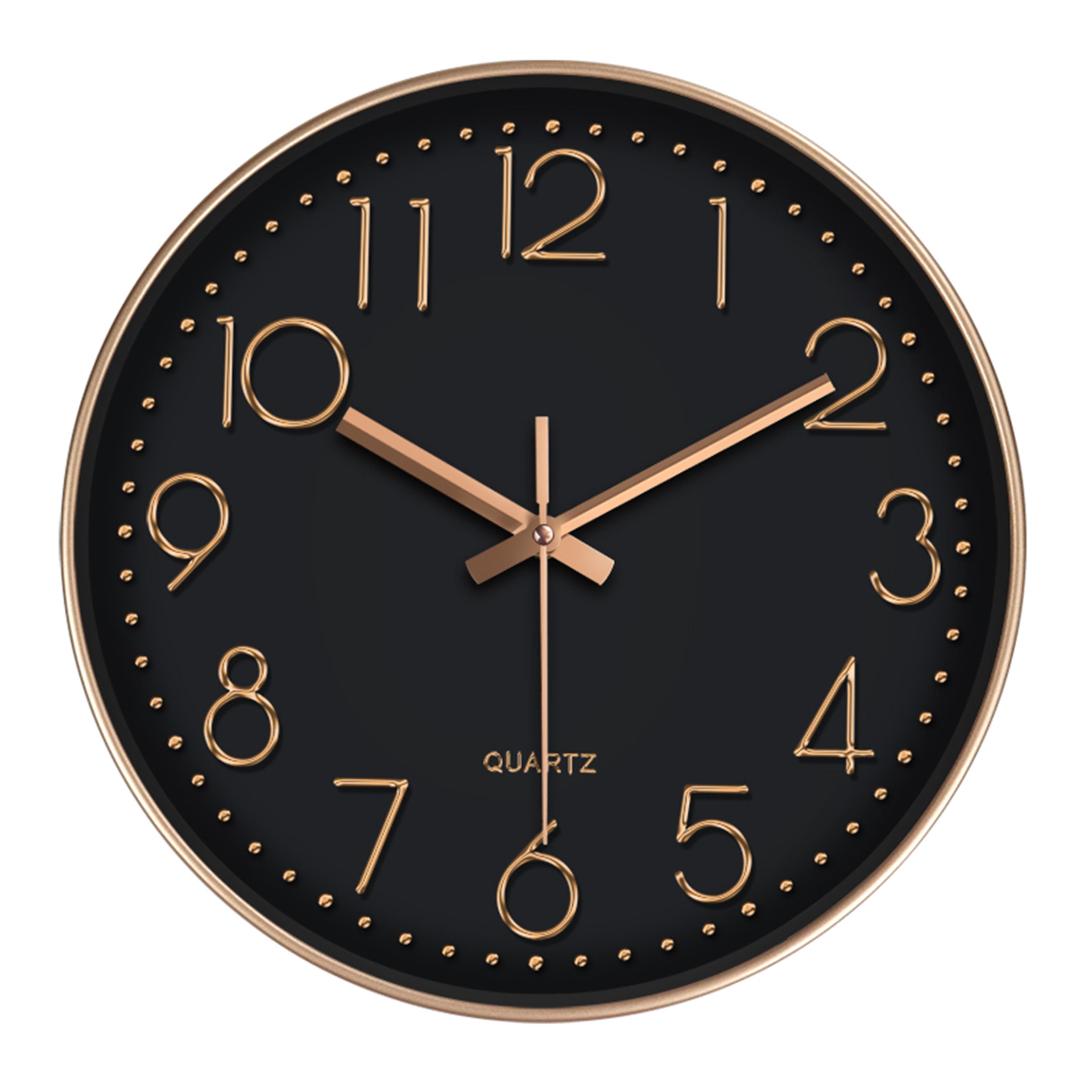 Modern Silent Wall Clock Minimalist Quartz Wall Clock For Living Room Bedroom Office Decor 4