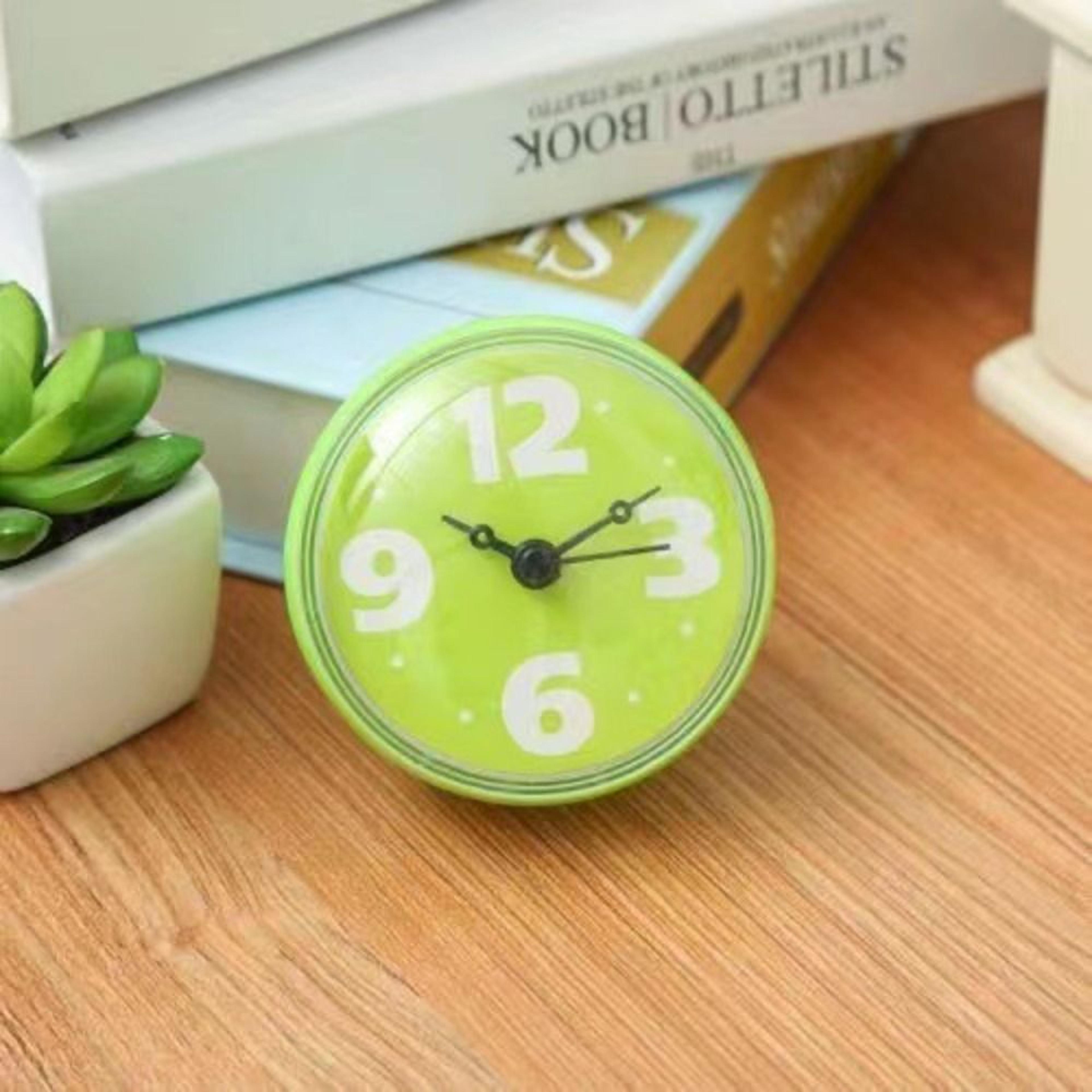 Shower Clock Bathroom Wall Clock Suction Cup Anti Fog Alarm Clock 2