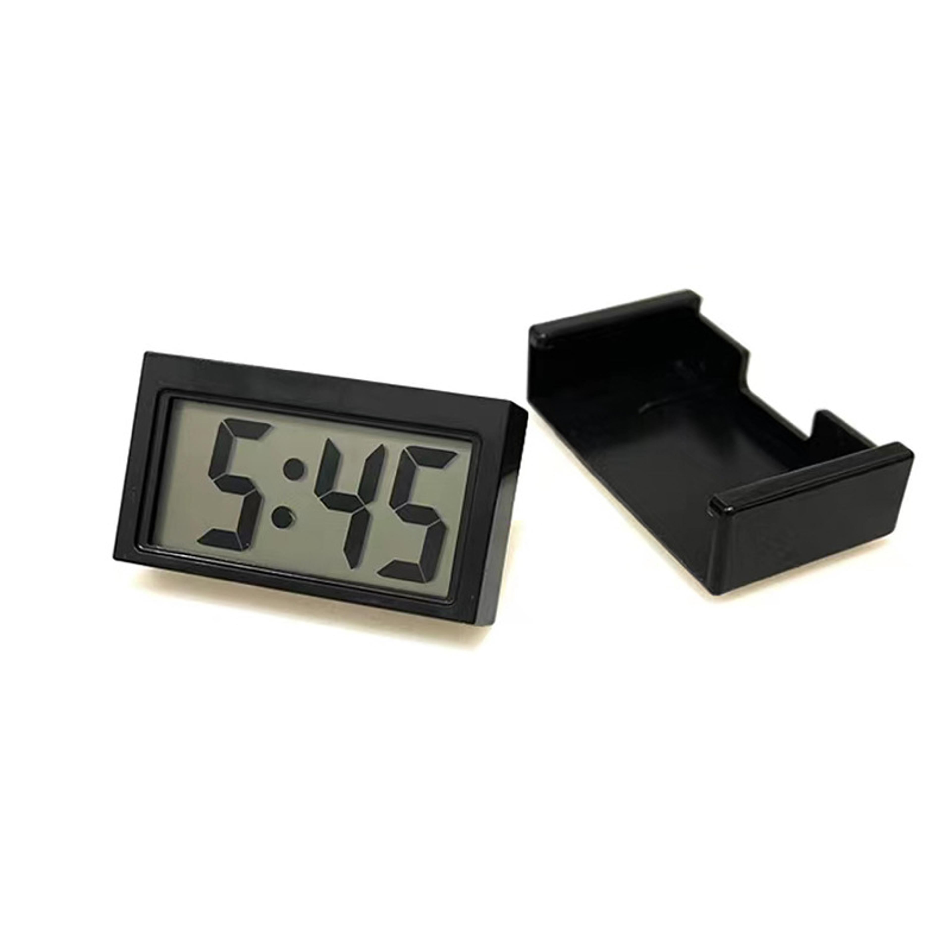 Portable Mini Desk Clock Quiet Digital Travel Clock For Home Office Car Students 7