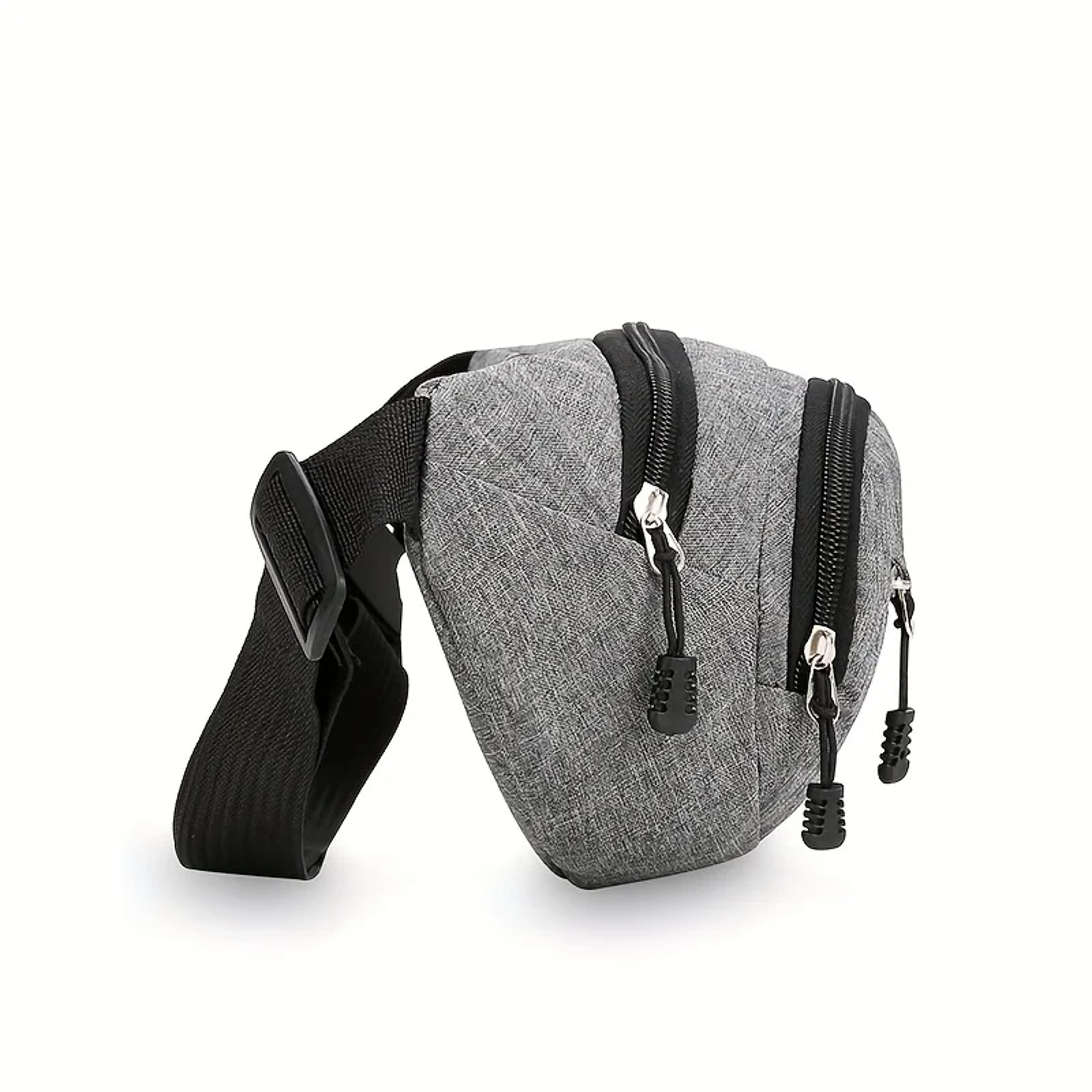 Adjustable Multi Pocket Shoulder Strap Bag Outdoor Travel Waist Pack 7