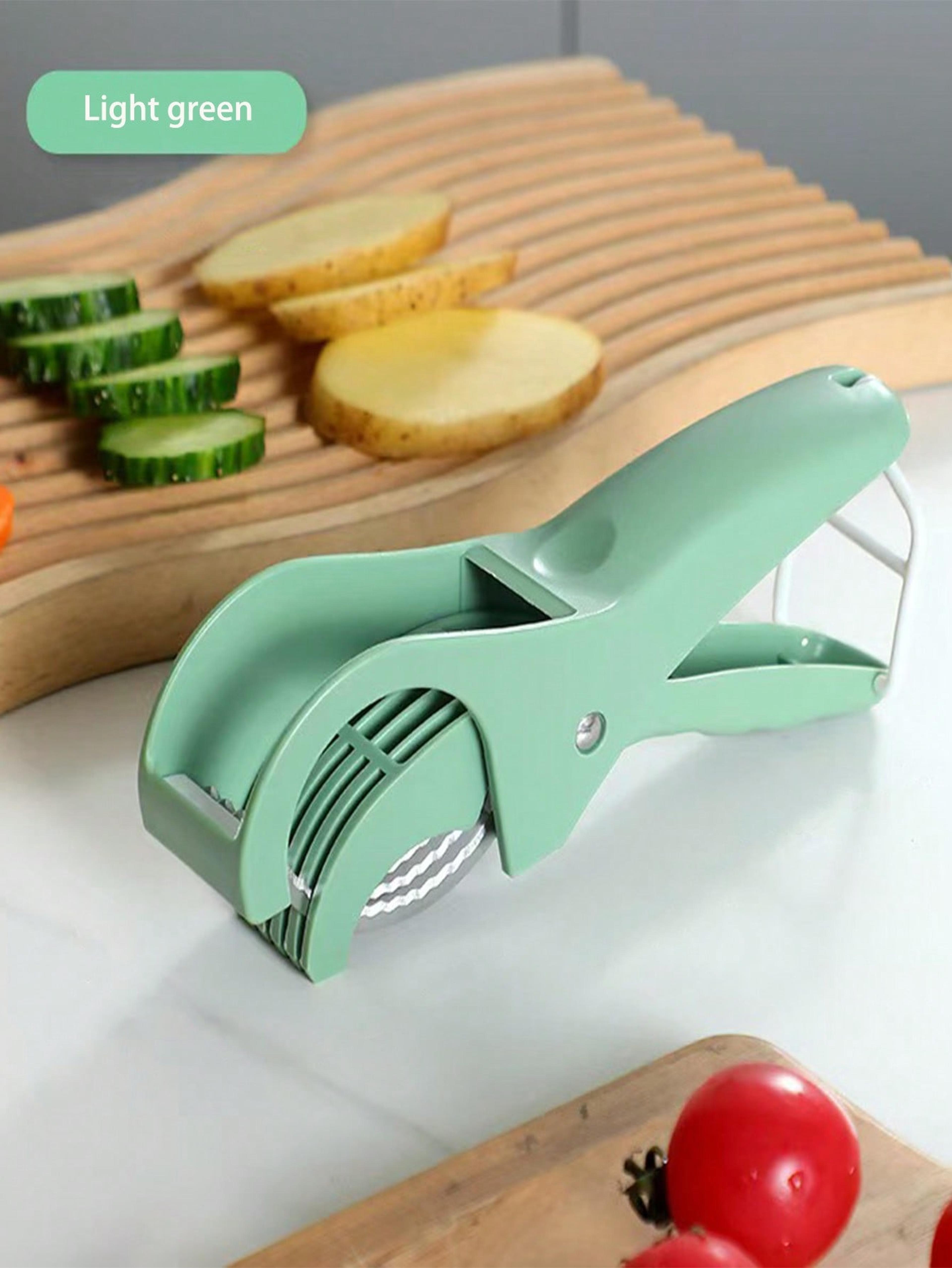 QuickSlice Stainless Steel Manual Vegetable And Fruit Slicer 1