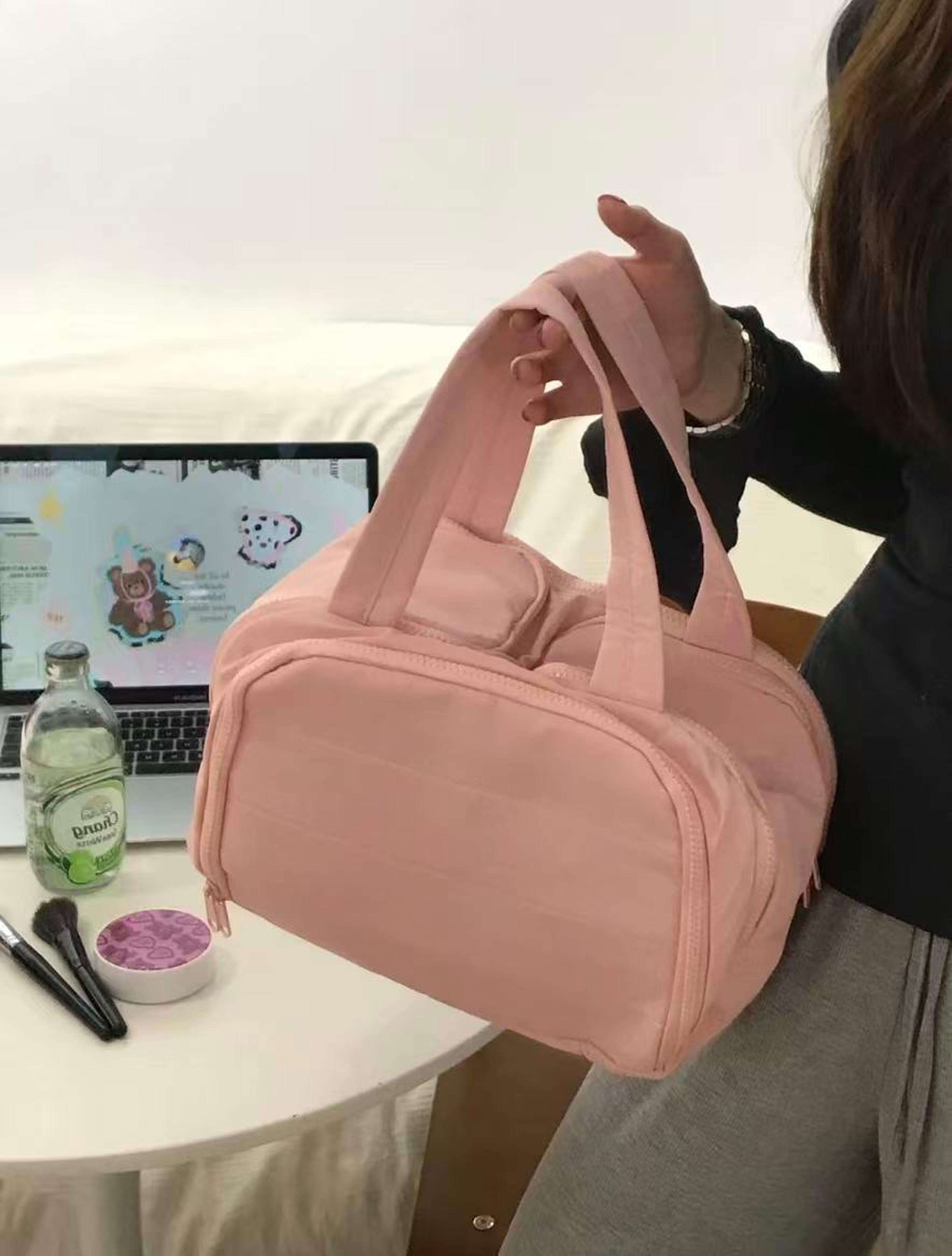 Multi Opening Travel Makeup Bag Cosmetic Organizer For Home And Daily Use 7