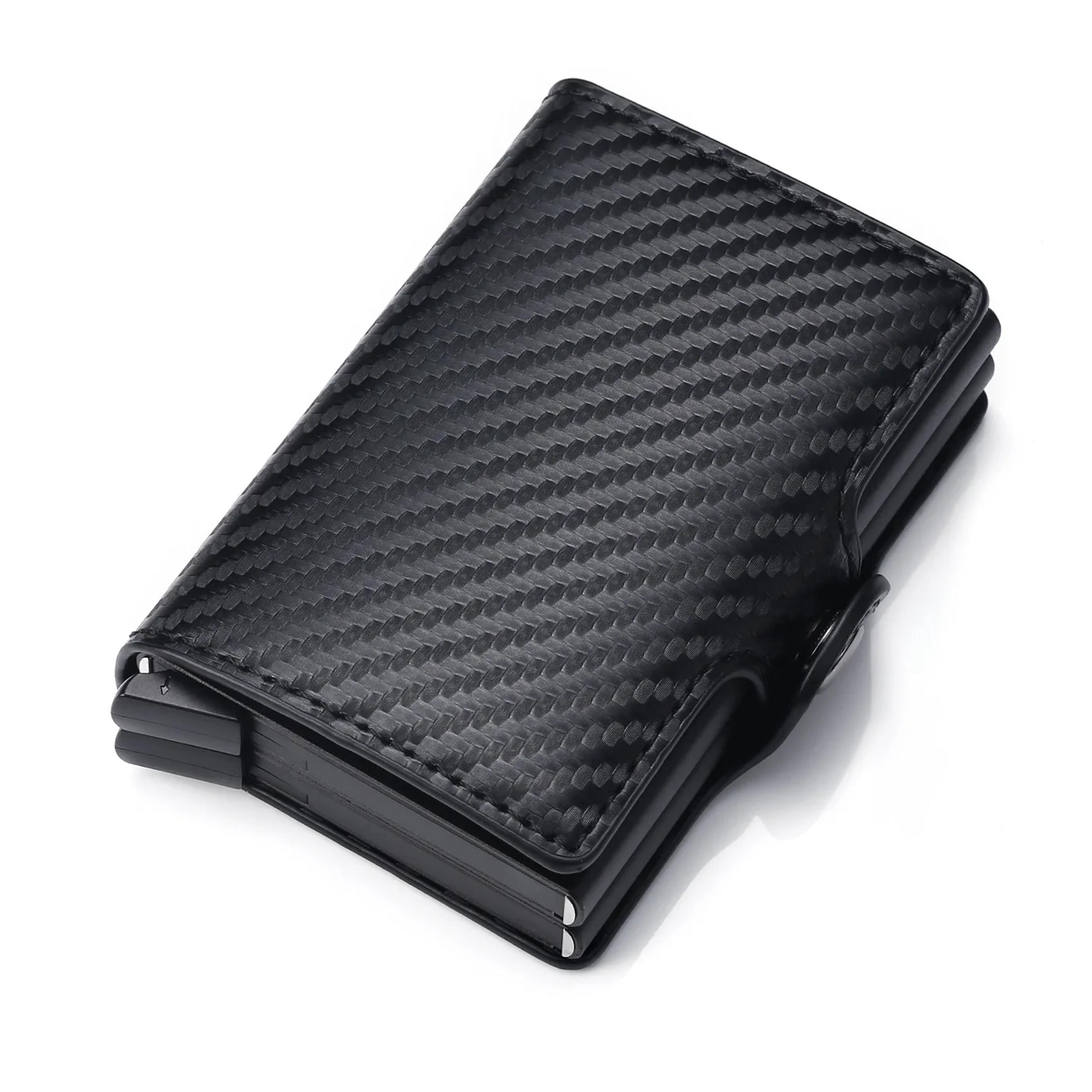 Wallet For Men Carbon Fiber Slim Card Holder With Card Slots 9