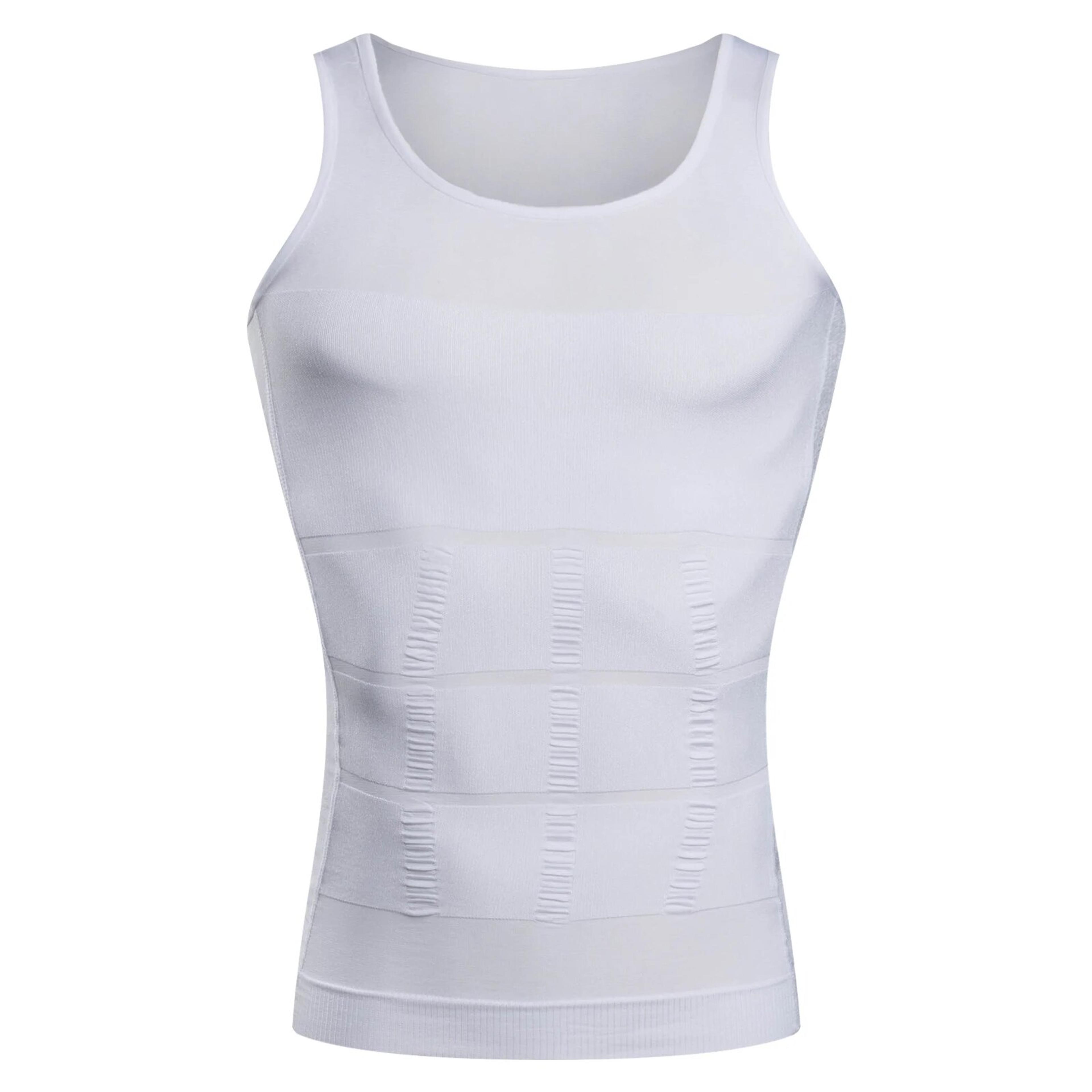 Mens Compression Vest Body Shaper Slimming Waist Trainer Tank Top 1